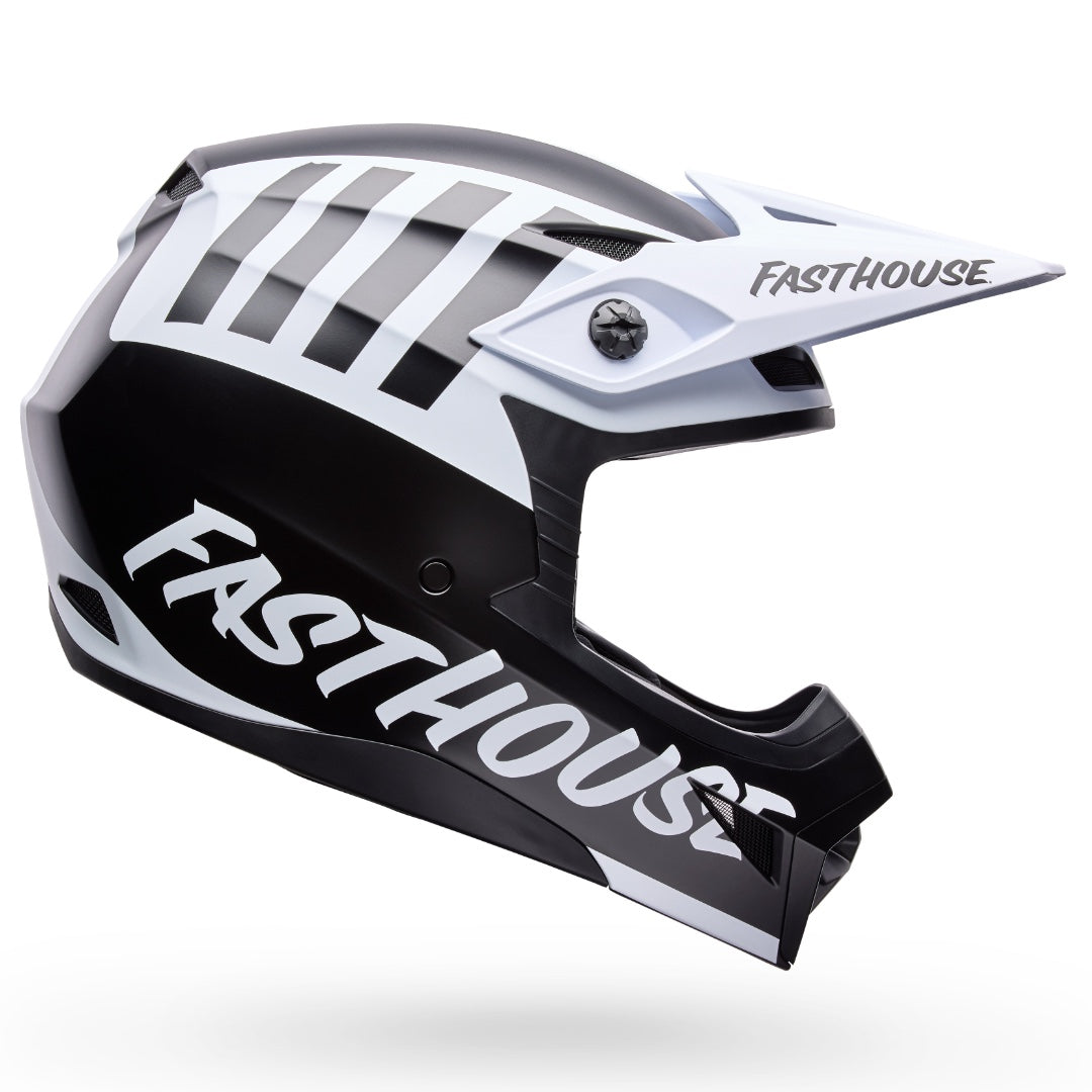 Bell MX-10 MIPS Fasthouse ECE 22.06 MX Helmet Black/White