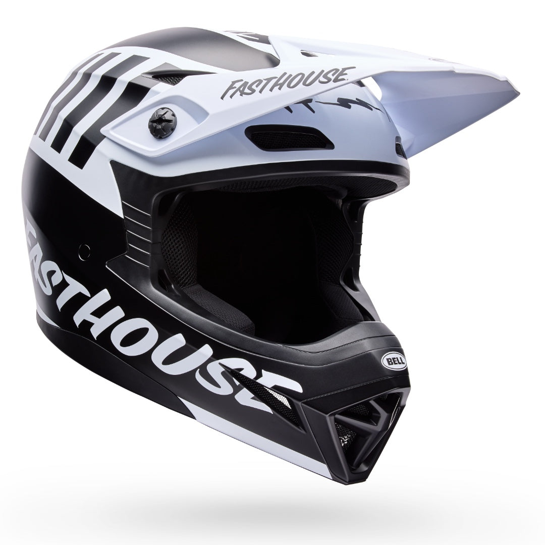Bell MX-10 MIPS Fasthouse ECE 22.06 MX Helmet Black/White