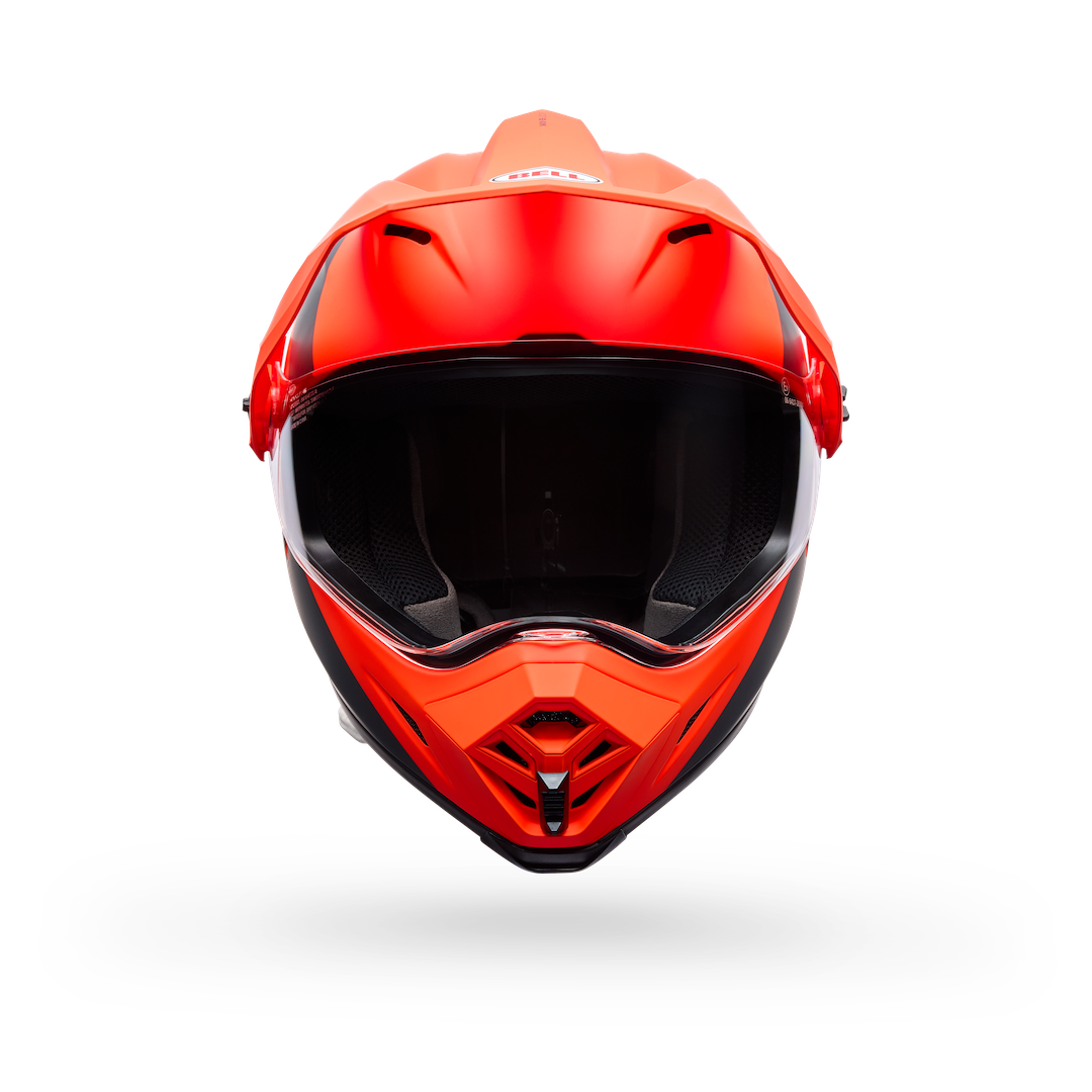 Bell MX-9 Adventure MIPS Motion ECE 22.06 Helmet Orange - Clear Visor