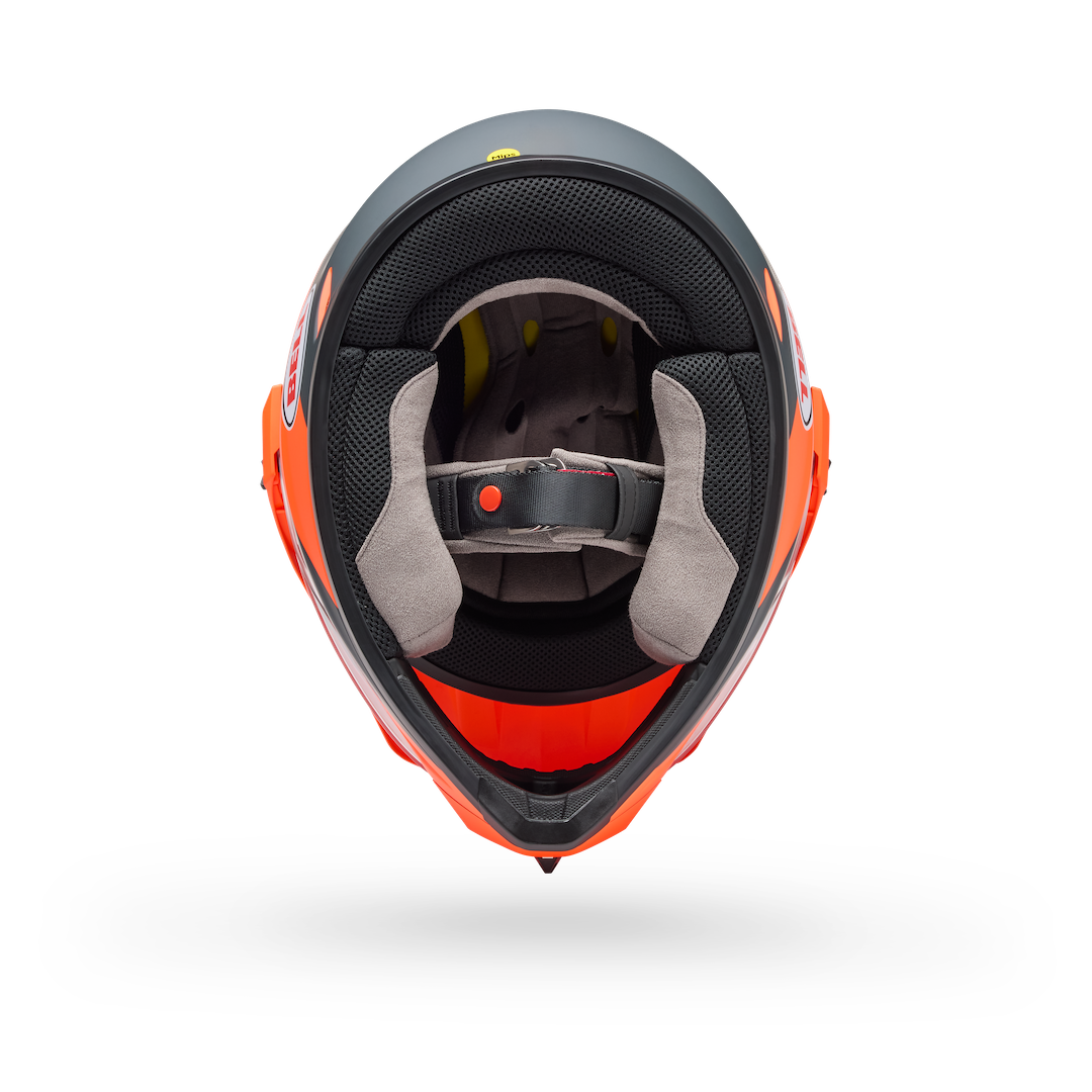 Bell MX-9 Adventure MIPS Motion ECE 22.06 Helmet Orange - Clear Visor