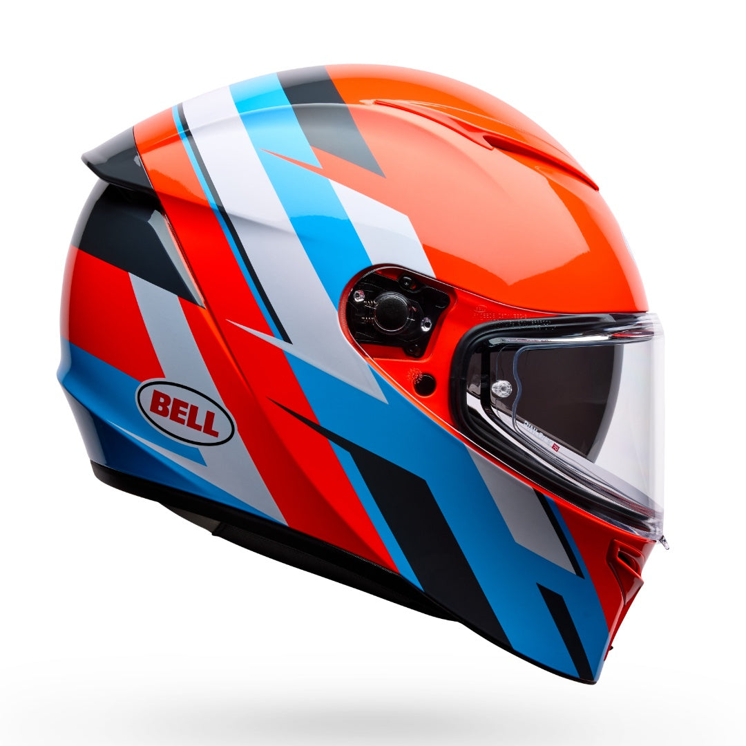 Bell Lithium Nova ECE 22.06 Helmet Orange/Blue