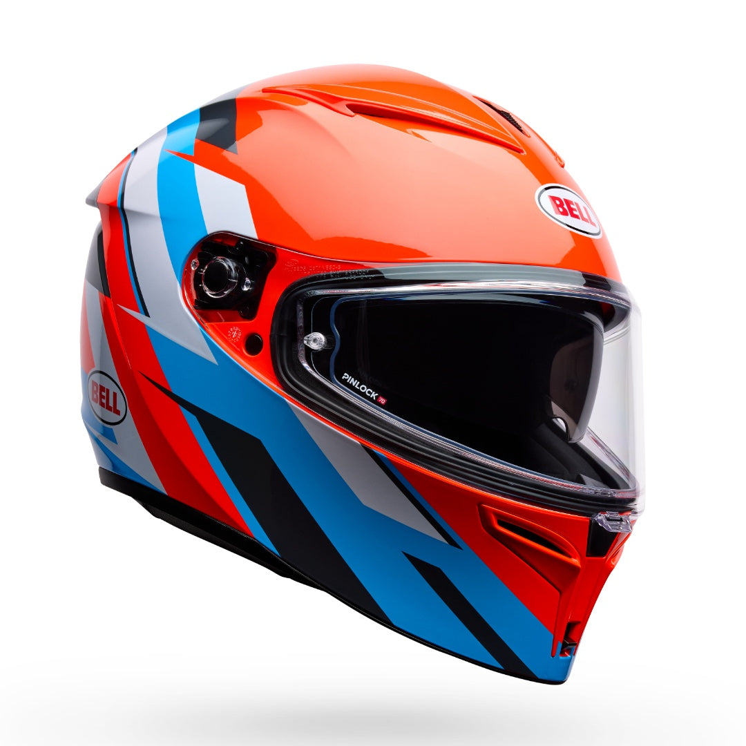 Bell Lithium Nova ECE 22.06 Helmet Orange/Blue