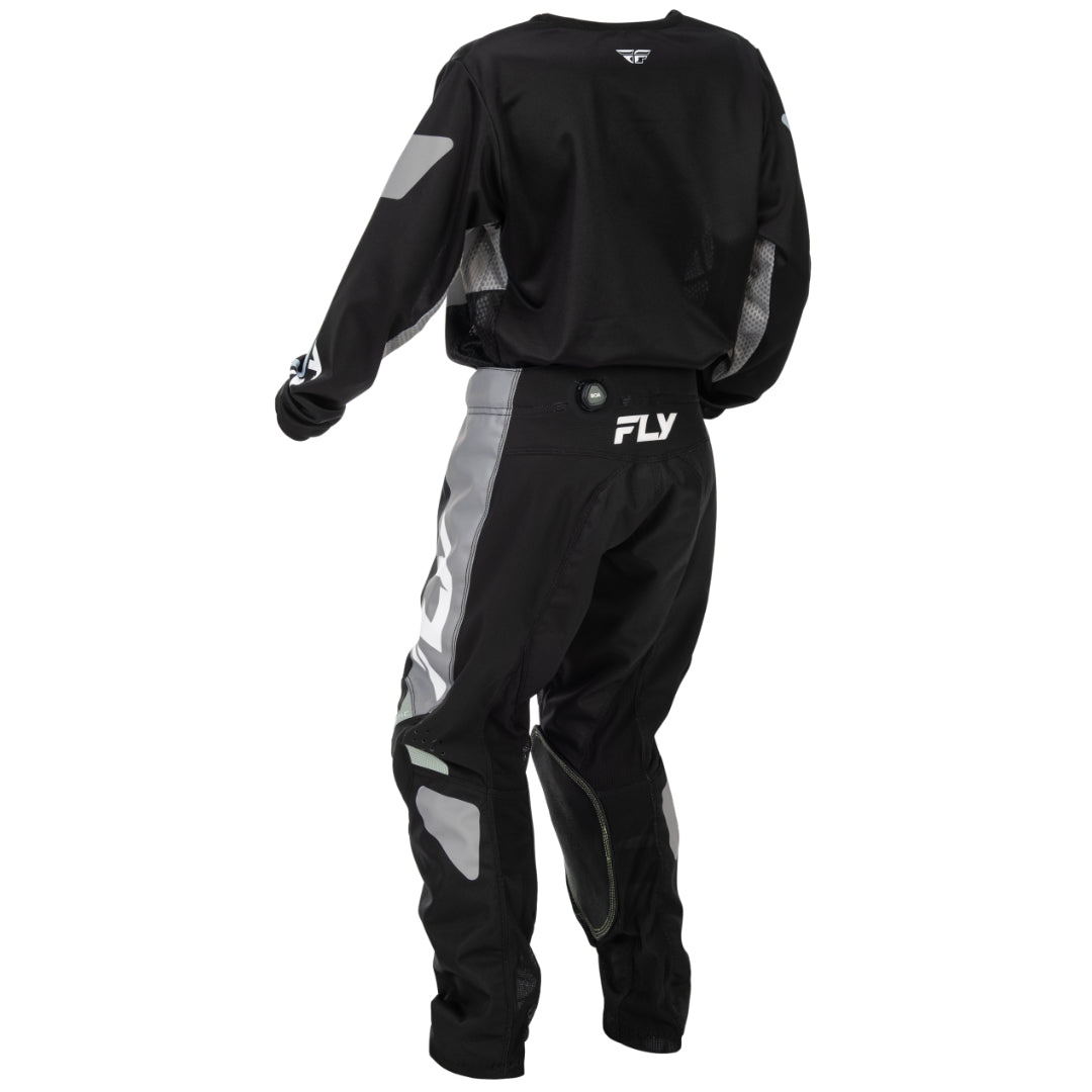 Fly YOUTH Kinetic 2026 MX Kit Combo Black/Grey