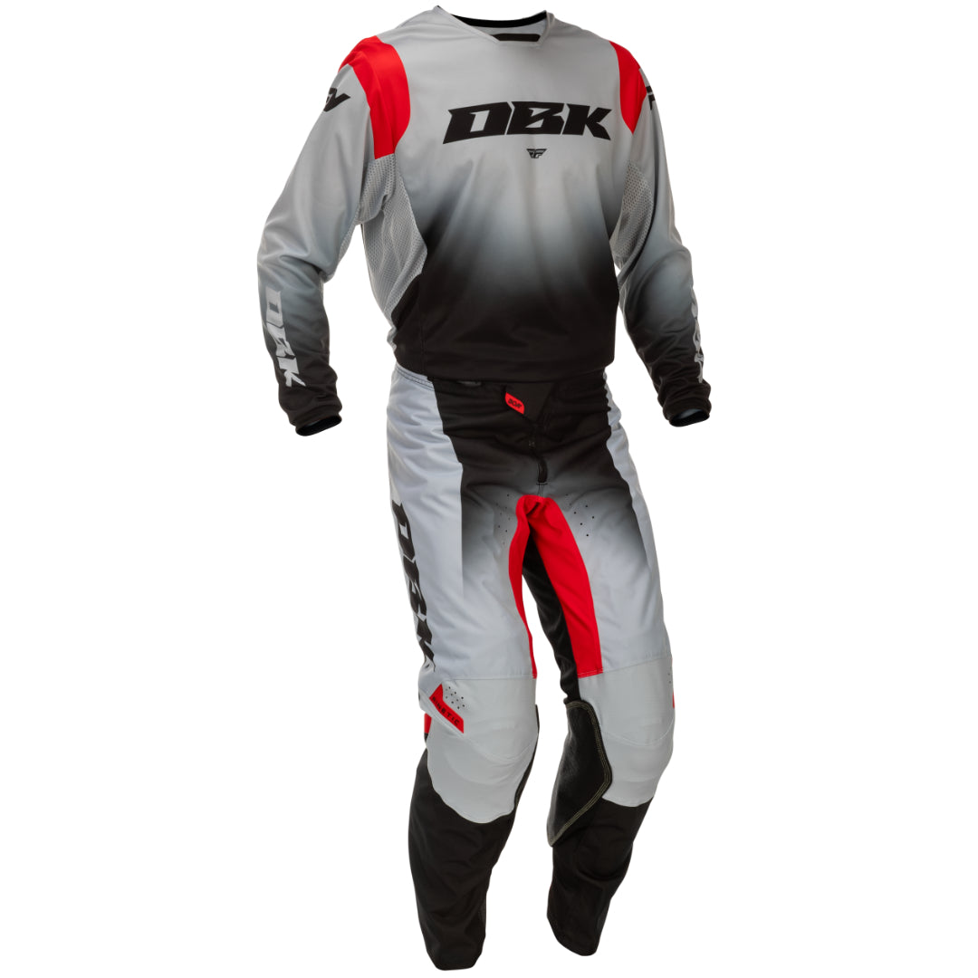 Fly Kinetic DBK 2026 MX Kit Combo Grey/Black/Red