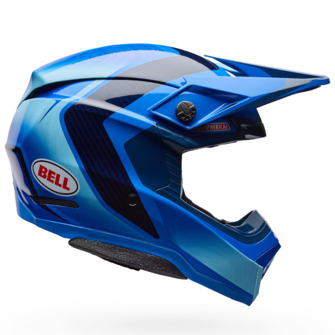Bell Moto-10 Spherical ET3 Cortez SE ECE 22.06 MX Helmet Blue