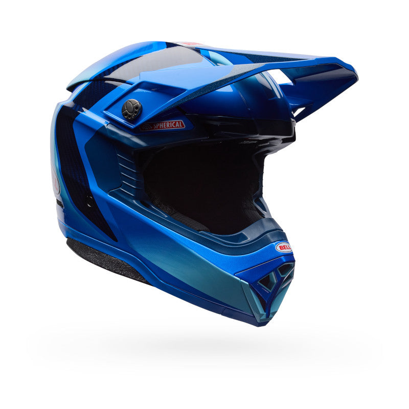Bell Moto-10 Spherical ET3 Cortez SE ECE 22.06 MX Helmet Blue