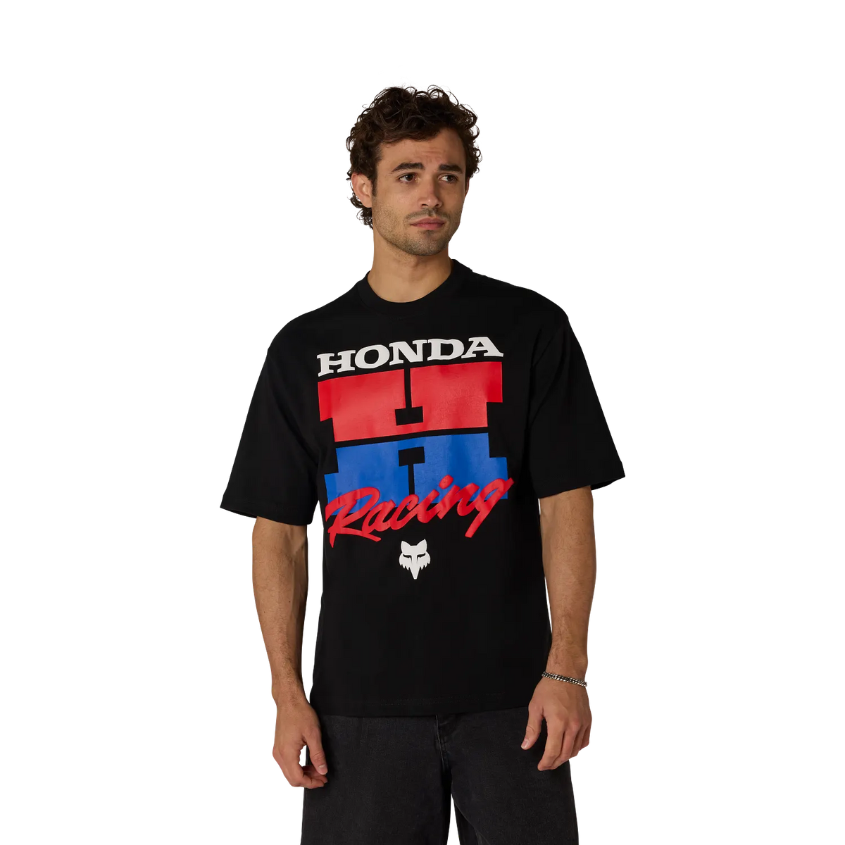 Fox Honda Midweight Short Sleeve Tee Black