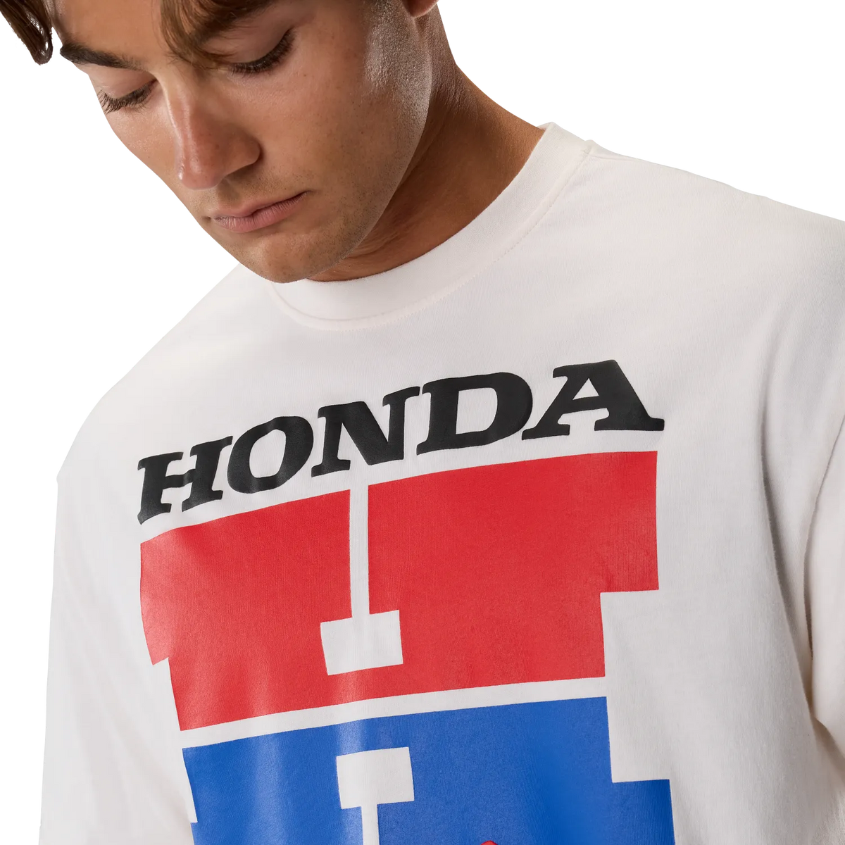 Fox Honda Midweight Short Sleeve Tee Off White