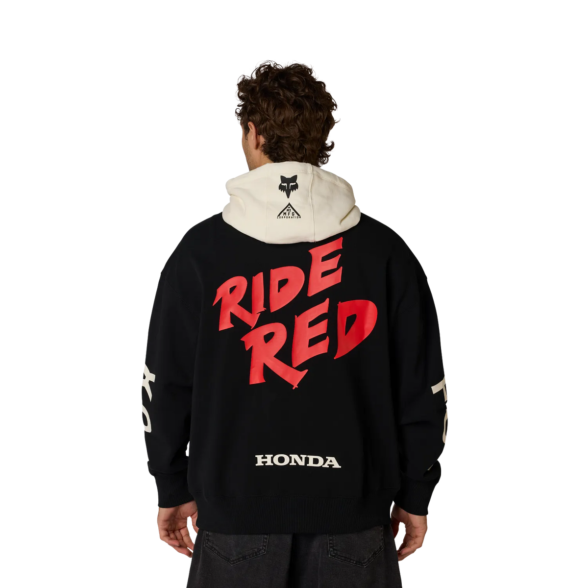 Fox Honda Blocked Pullover Hoodie Black