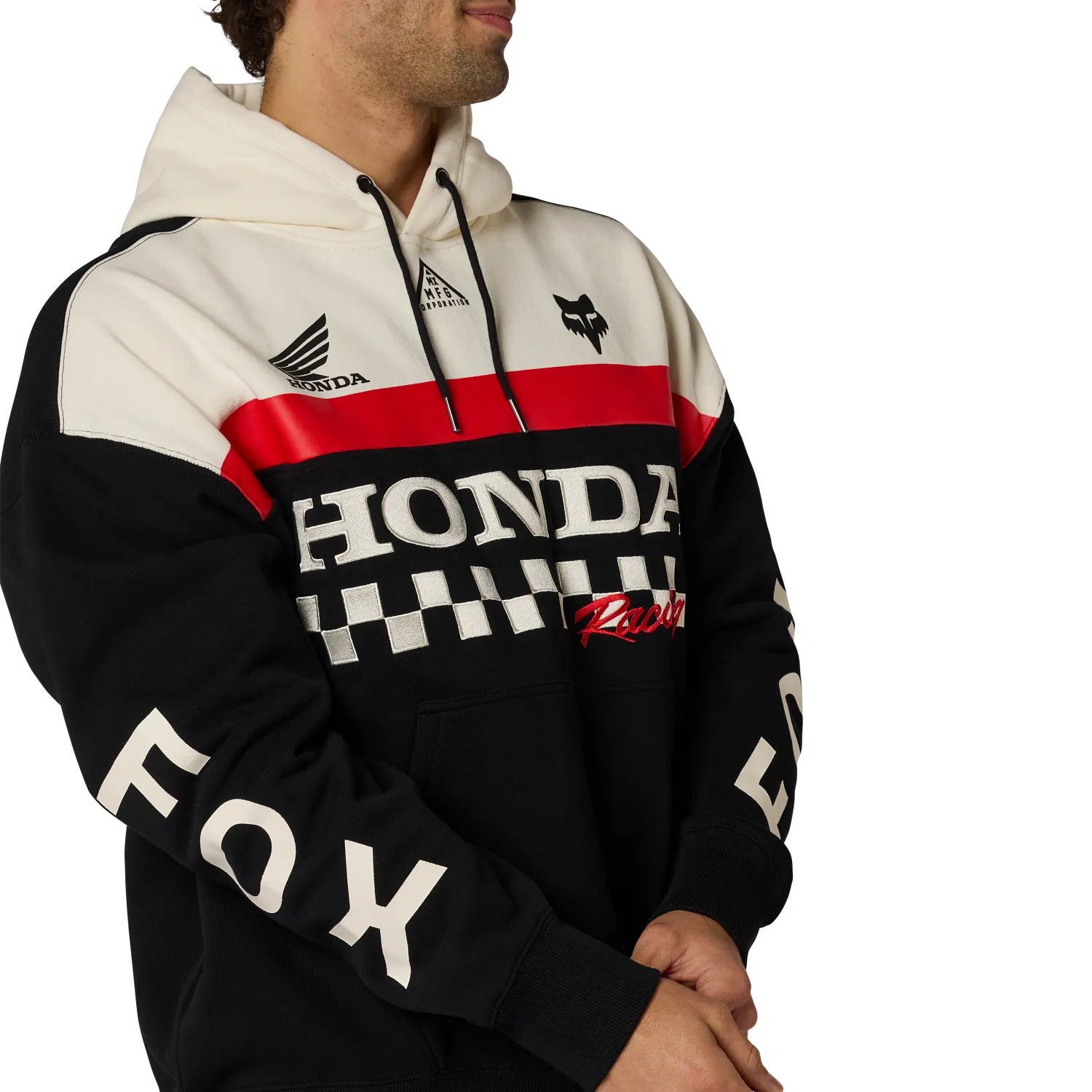 Fox Honda Blocked Pullover Hoodie Black