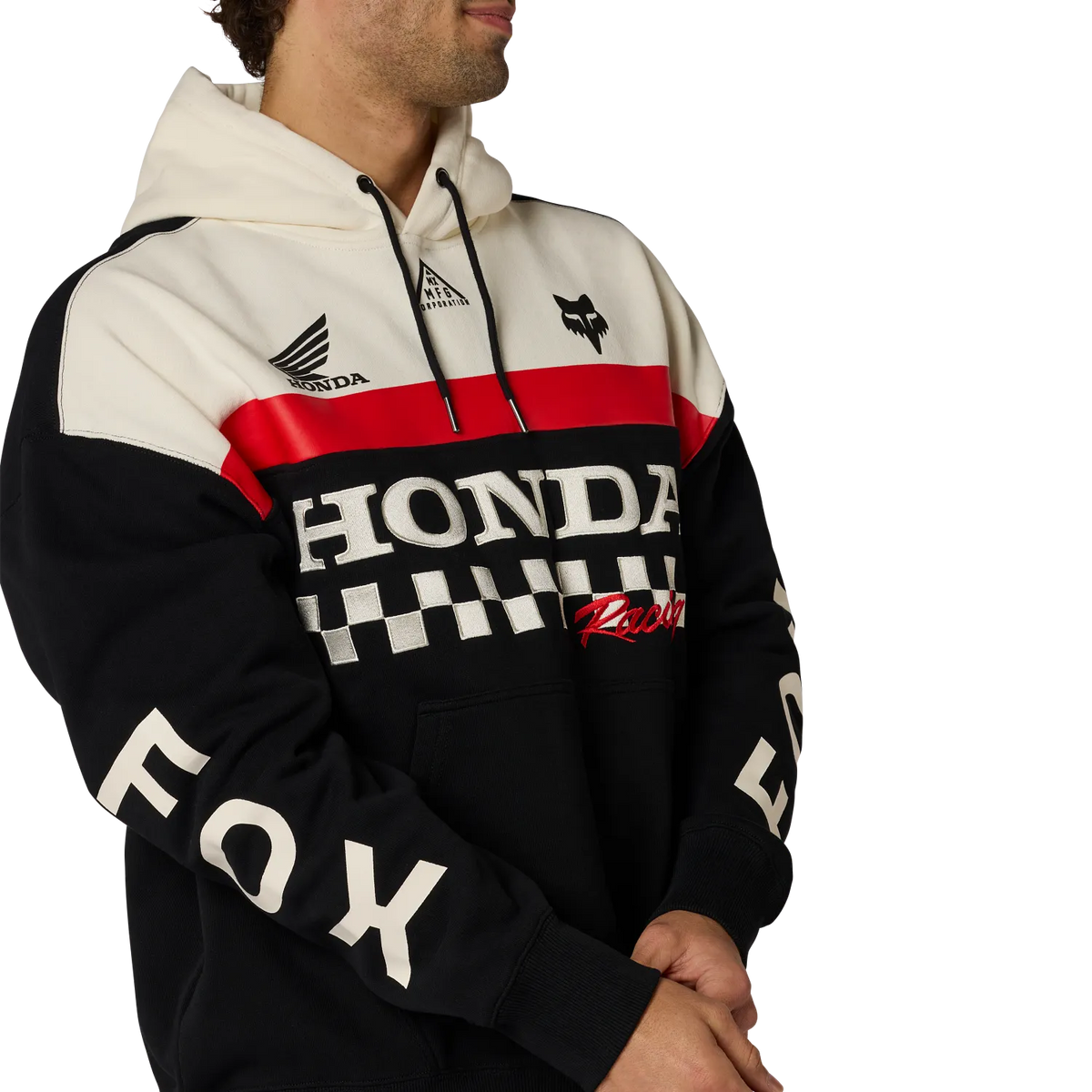 Fox Honda Blocked Pullover Hoodie Black