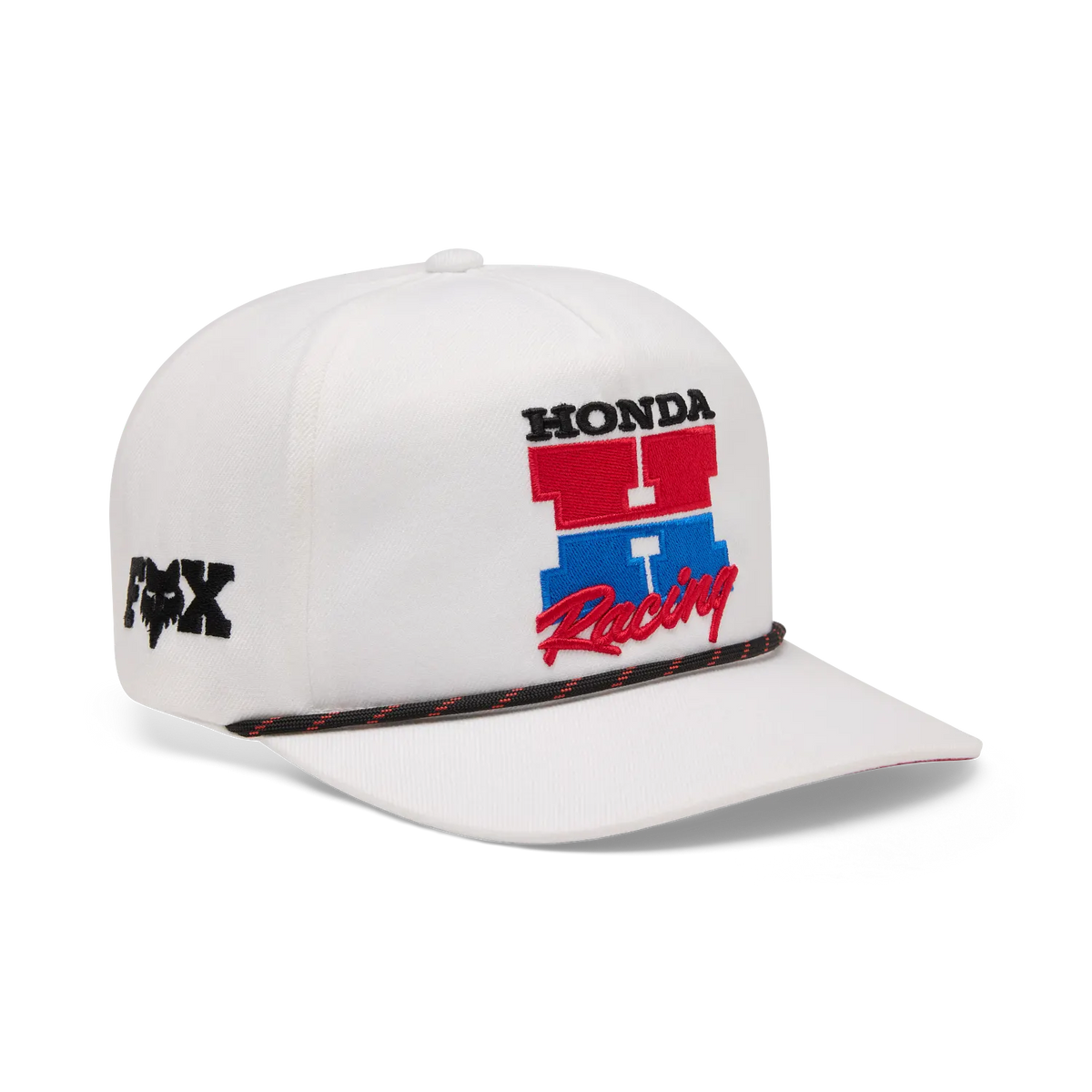 Fox Honda Snapback Hat Off White