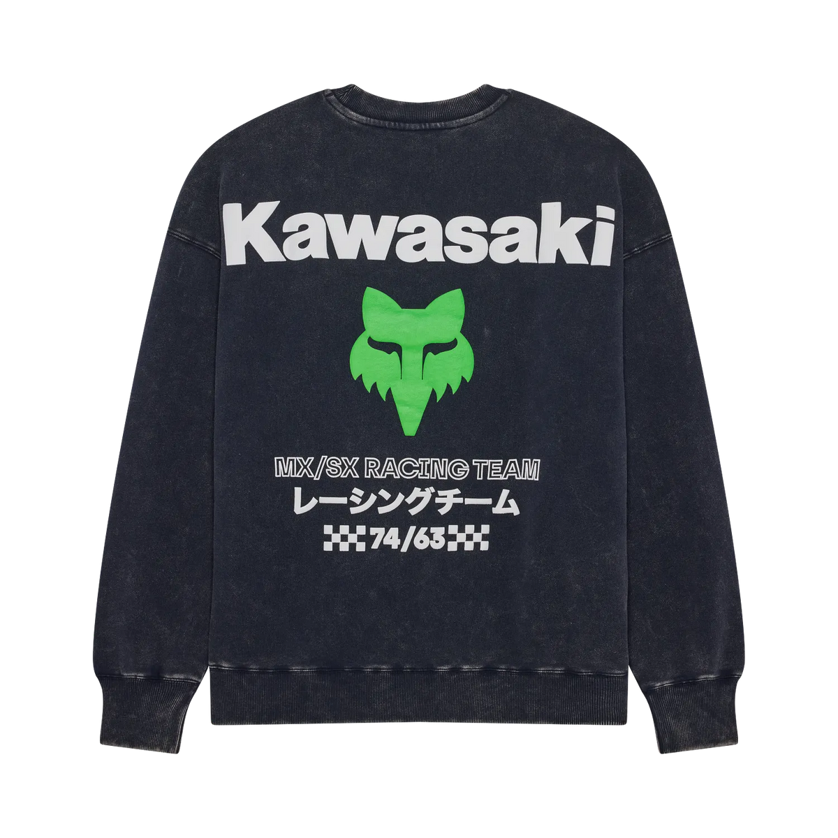Fox Kawasaki Crew Sweatshirt Midnight Blue