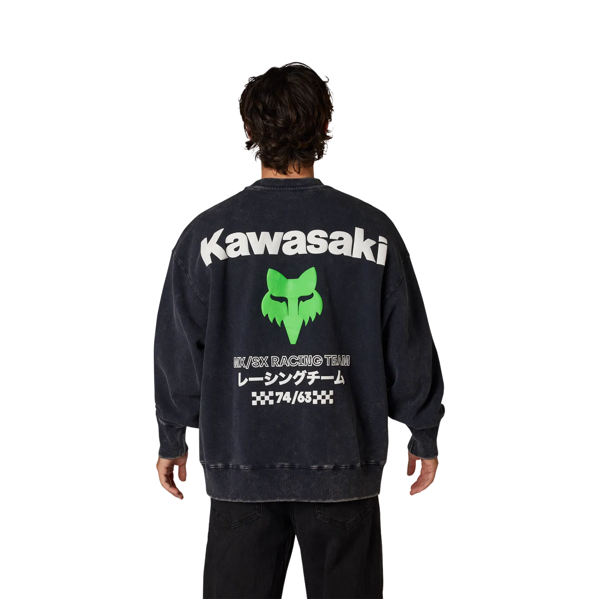 Fox Kawasaki Crew Sweatshirt Midnight Blue