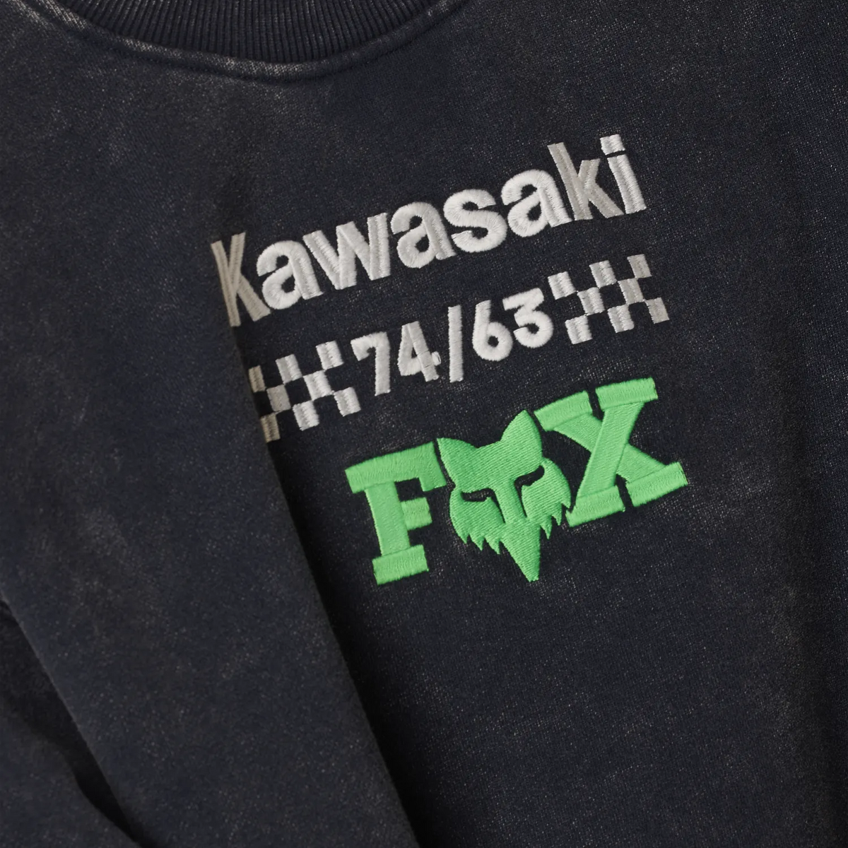 Fox Kawasaki Crew Sweatshirt Midnight Blue