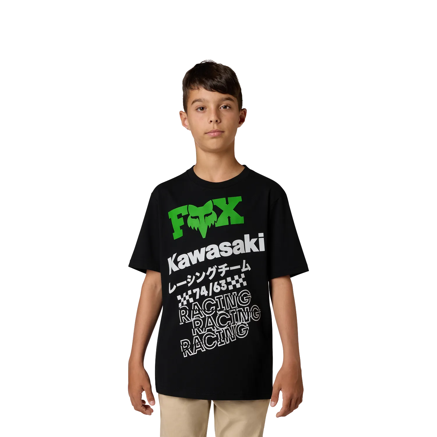 Fox Youth Kawi Short Sleeve Tee Ultra Black