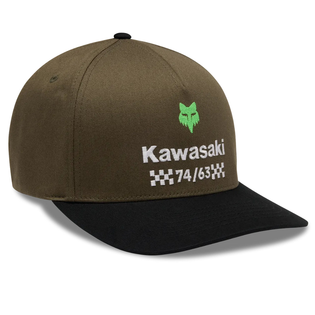 Fox Kawi Flexfit Hat Olive Green