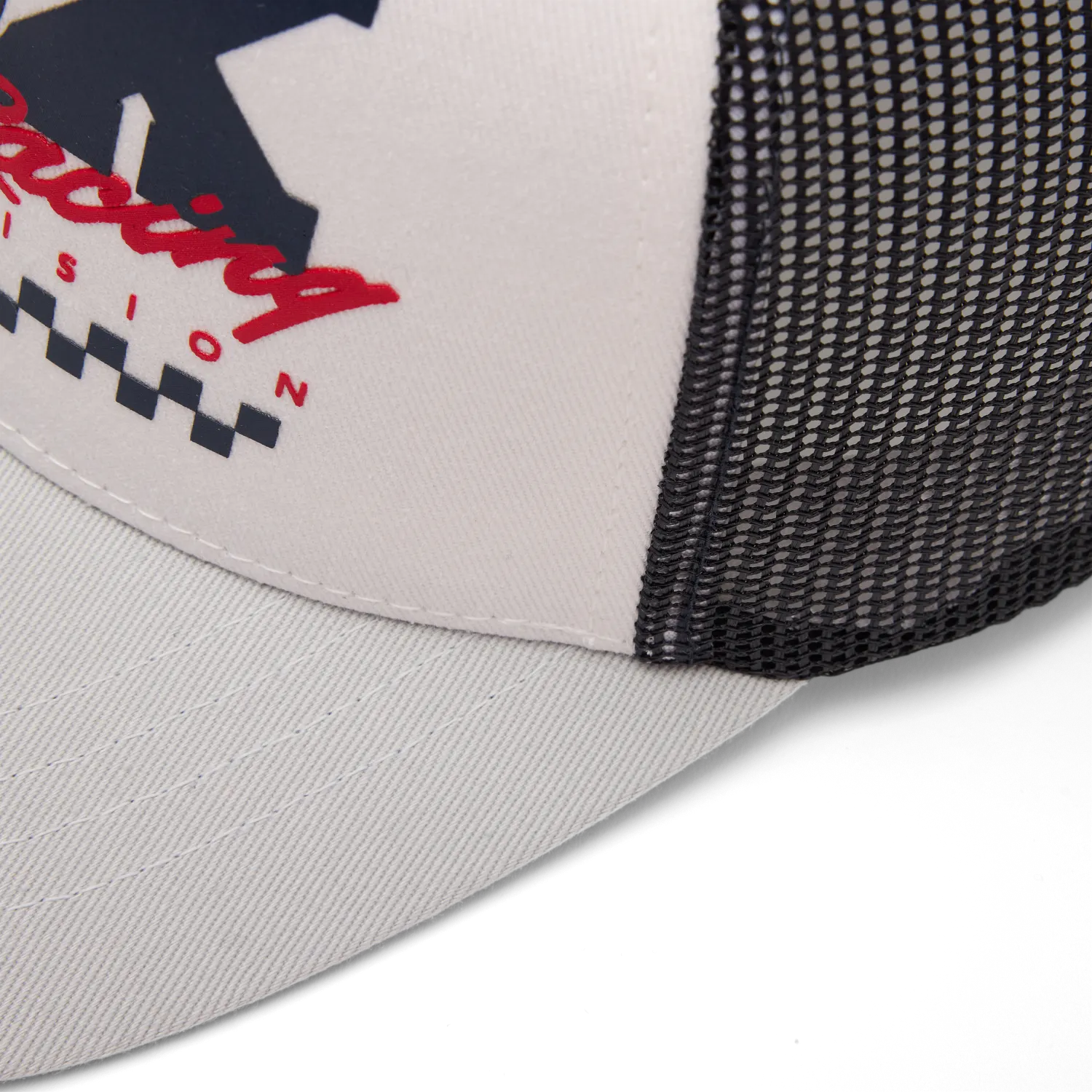 Fox Youth Checker Mesh Trucker Hat White