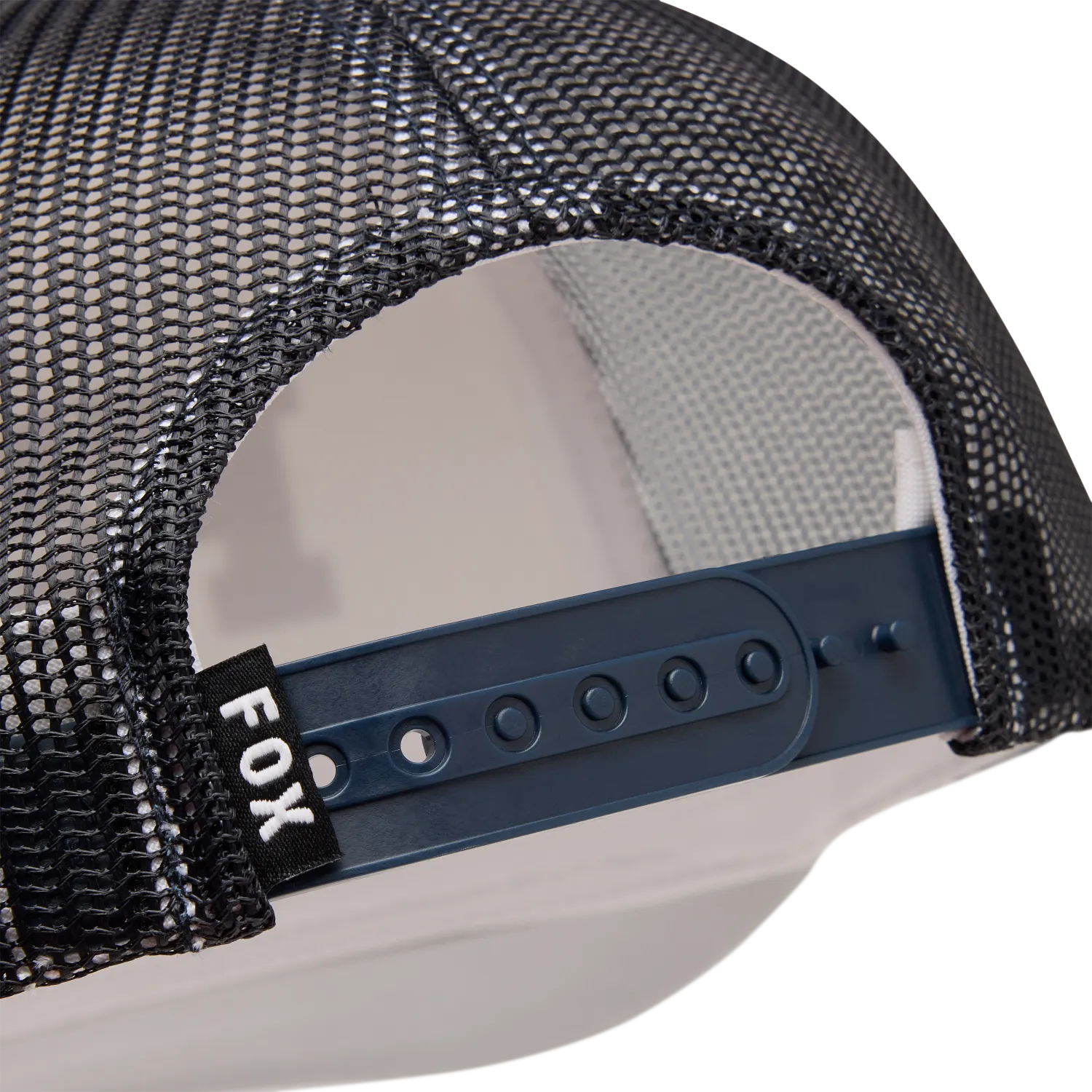 Fox Youth Checker Mesh Trucker Hat White