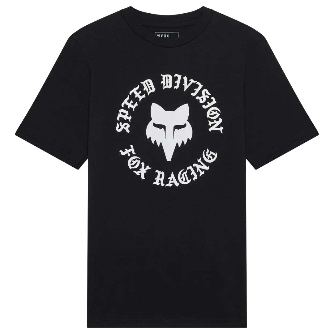 Fox Youth Badge Short Sleeve Tee Ultra Black