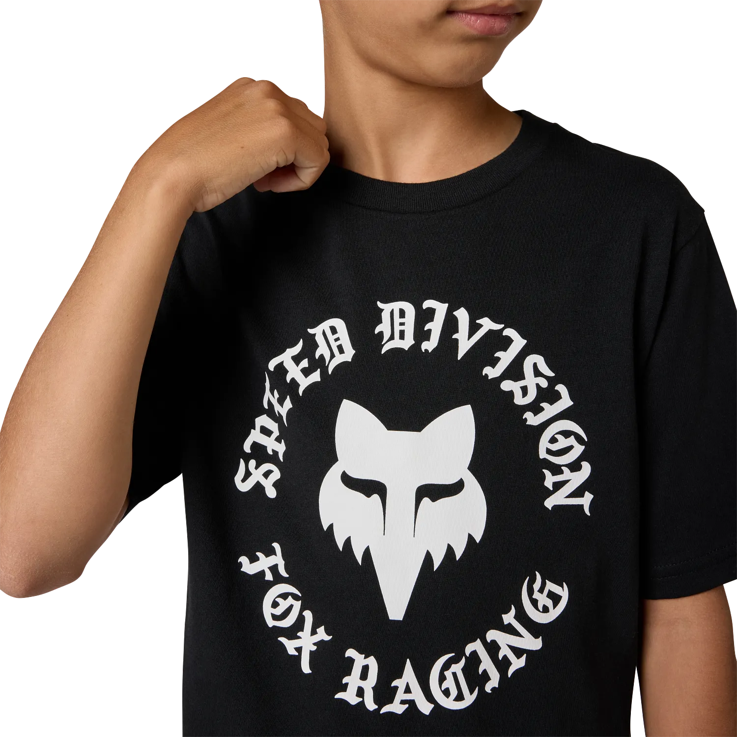 Fox Youth Badge Short Sleeve Tee Ultra Black
