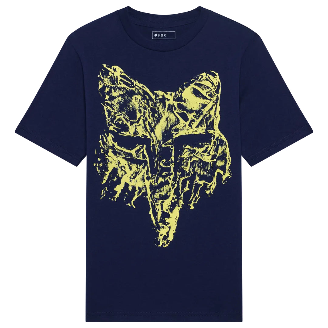 Fox Youth Image Print Hd Short Sleeve Tee Navy