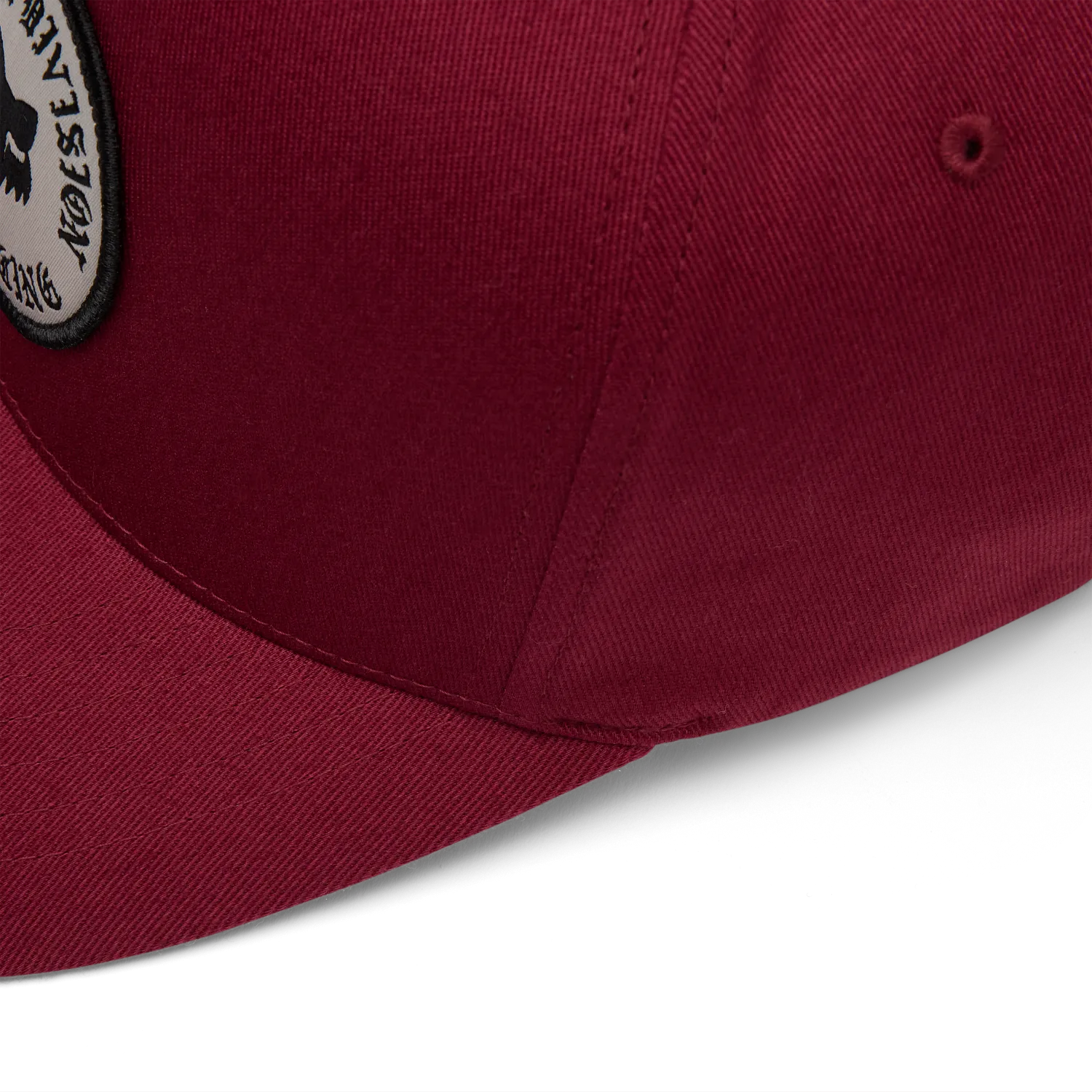 Fox Badge Flexfit Hat Cabernet
