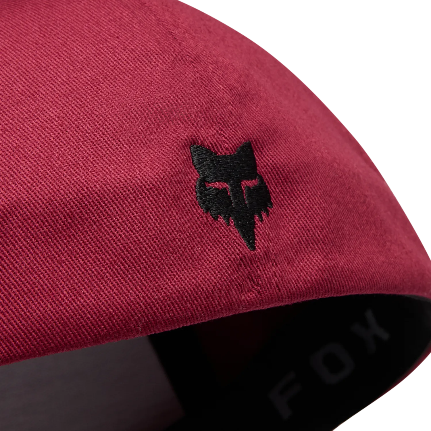 Fox Badge Flexfit Hat Cabernet