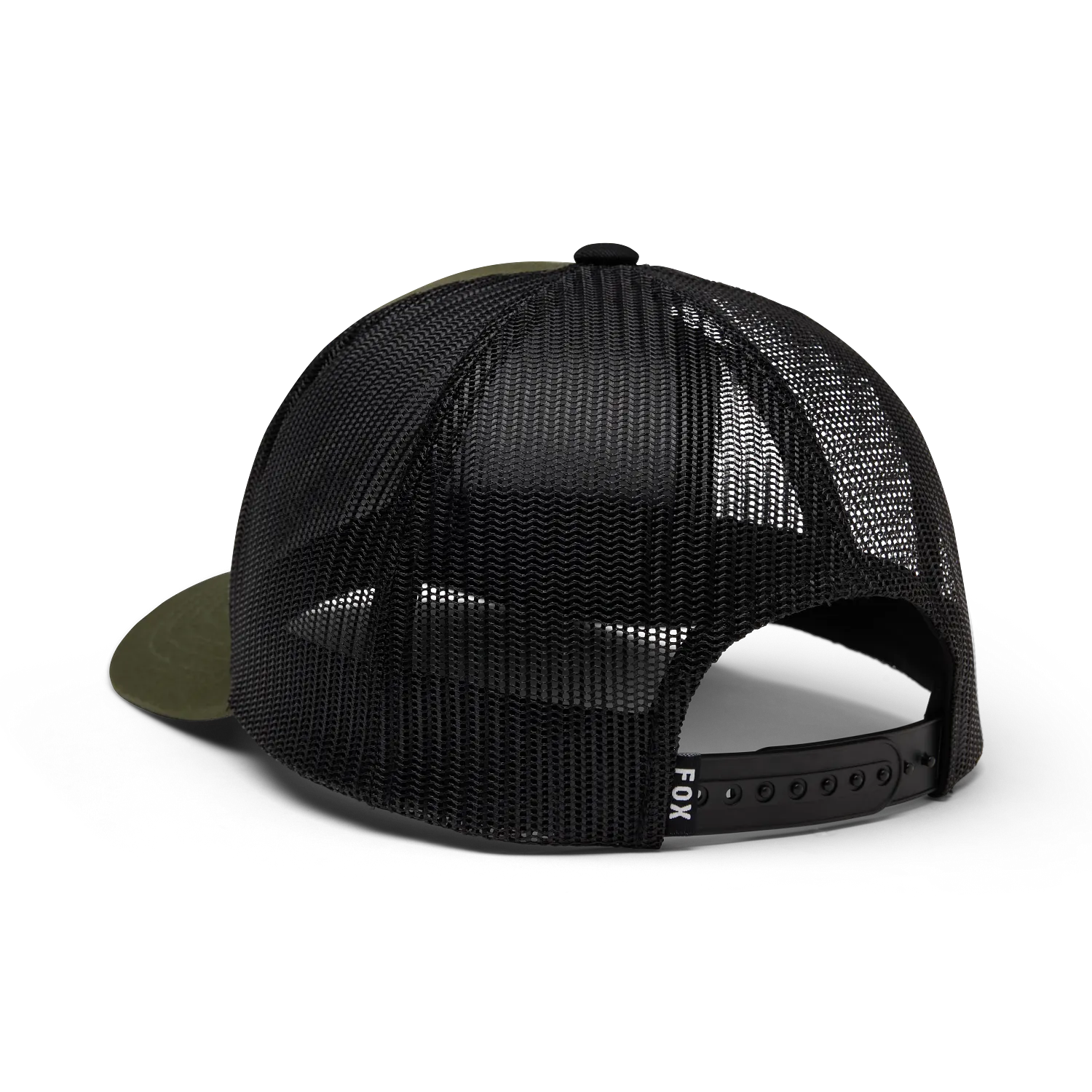 Fox Block Mesh Trucker Hat Army
