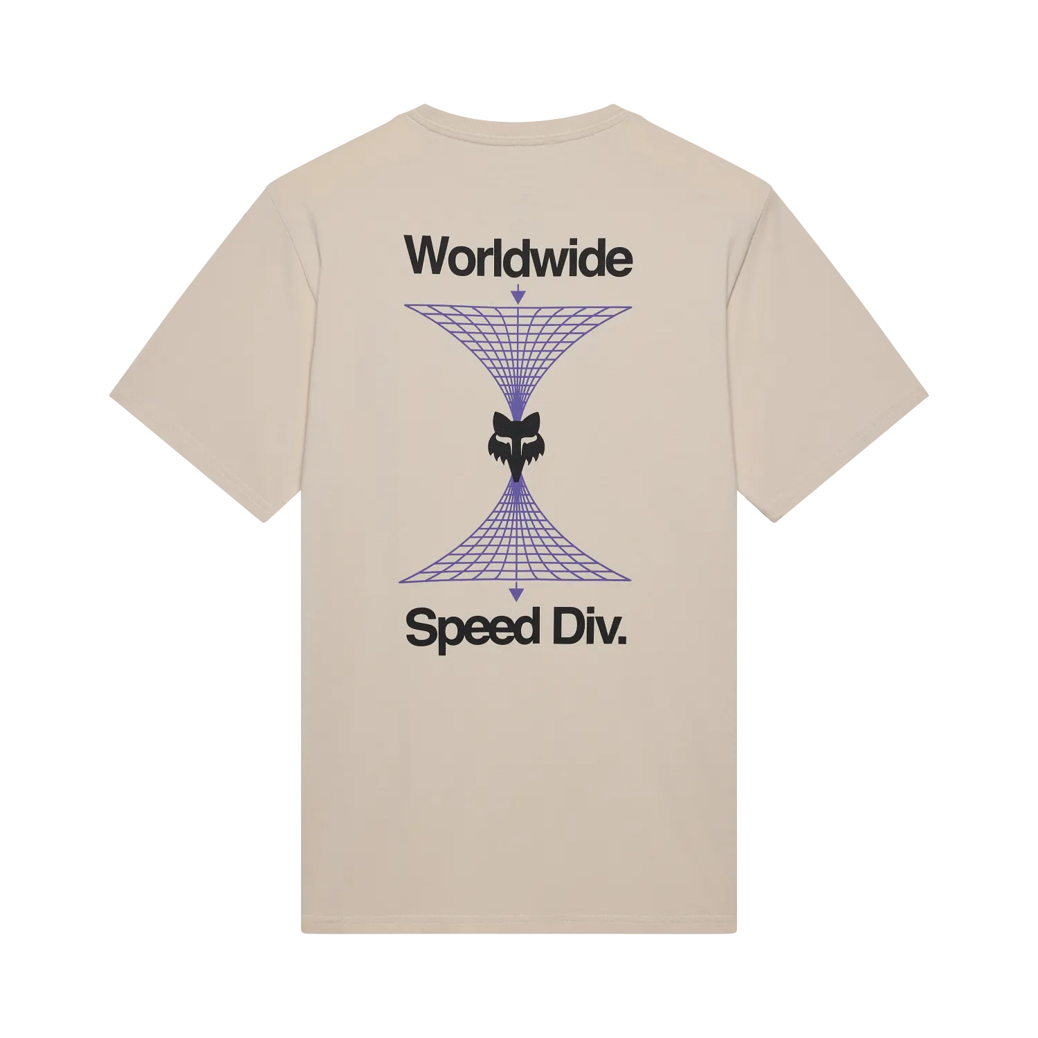 Fox Image Print 195 Original Short Sleeve Tee Chalk