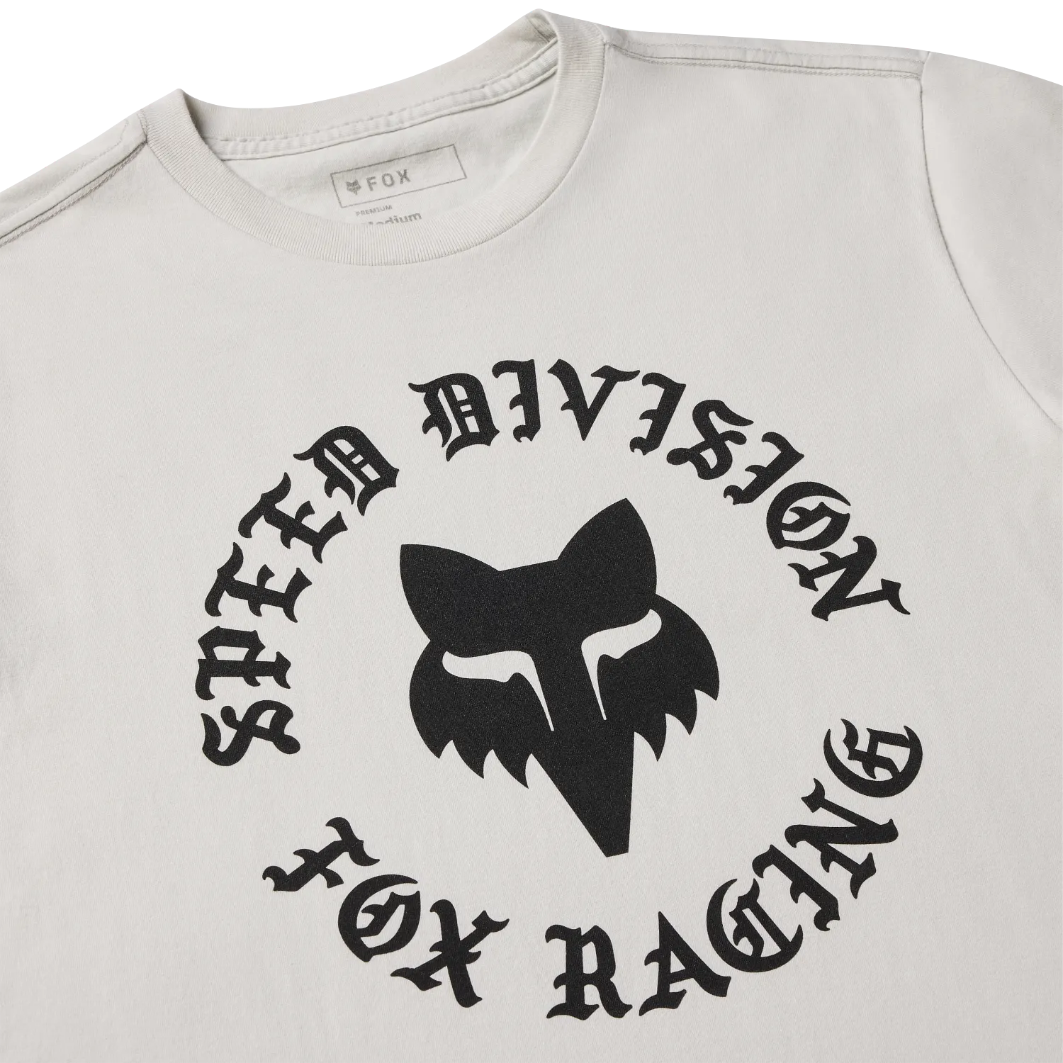 Fox Badge 195 Original Short Sleeve Tee Light Grey