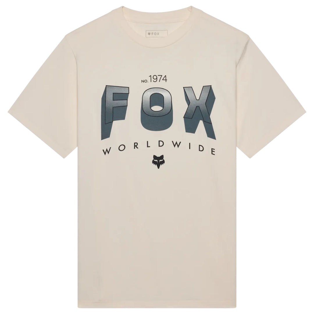 Fox Block 195 Orig Short Sleeve Tee Off White