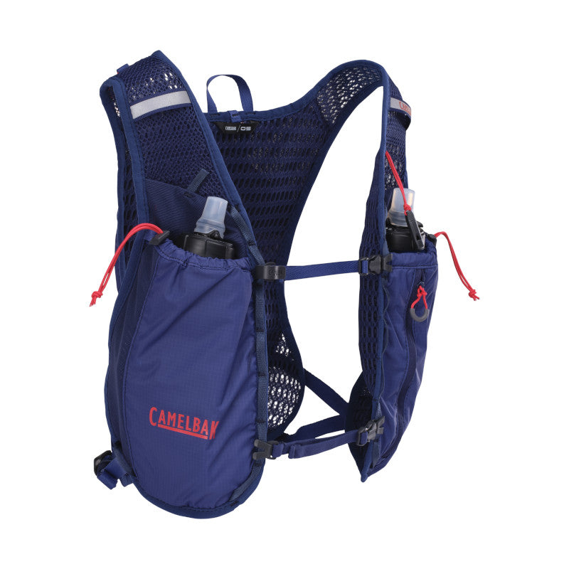 CamelBak Trail Run™ Vest with Two 500ml 17oz Quick Stow™ Flasks Deep Sea