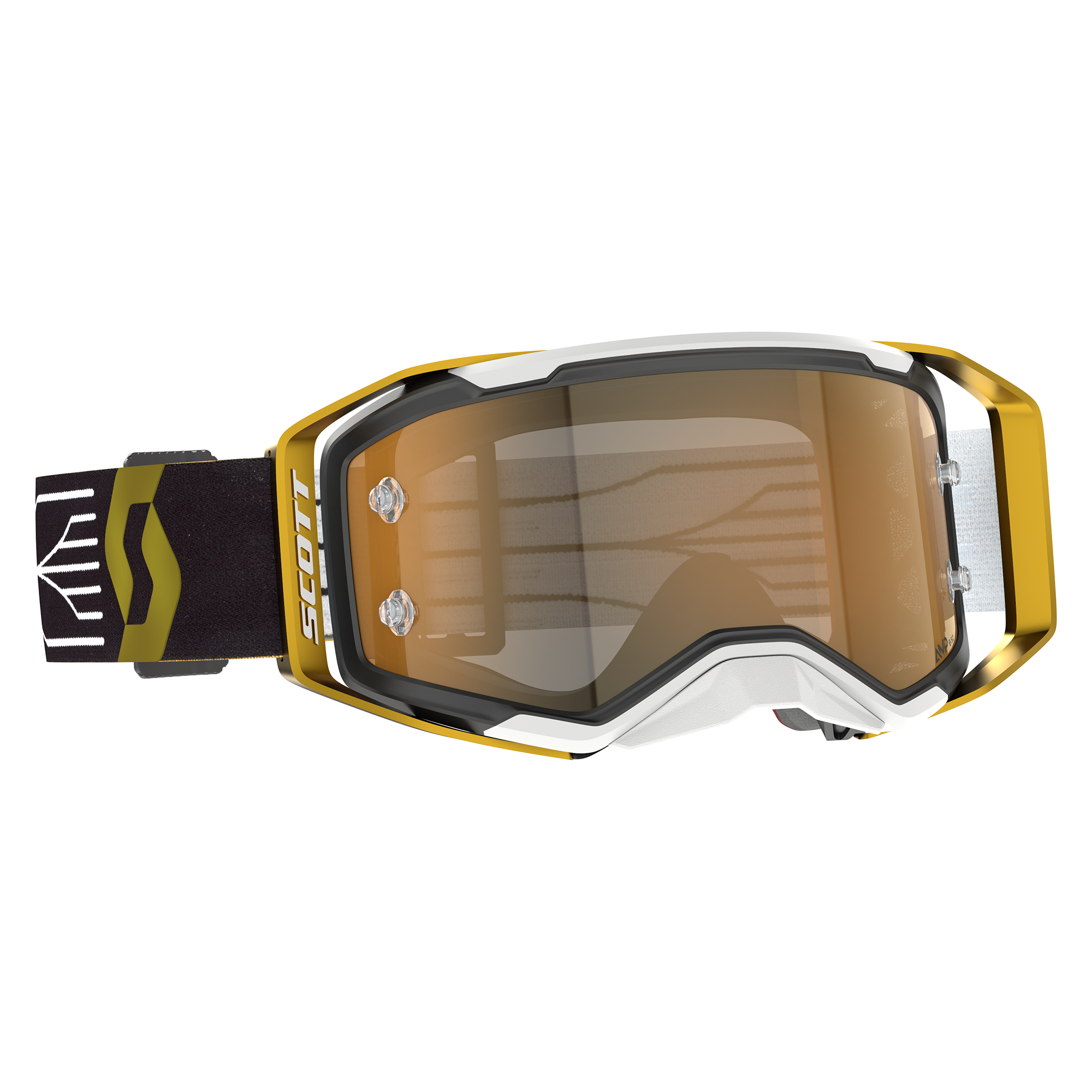 Scott Prospect 2.0 AMP Chrome Goggle Black / Gold Gold Chrome Works Lens