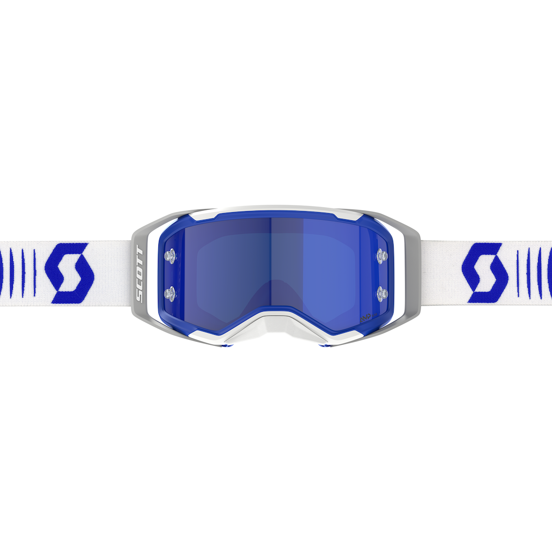 Scott Prospect 2.0 AMP Chrome Goggle Doppler White / Blue Blue Chrome Works Lens