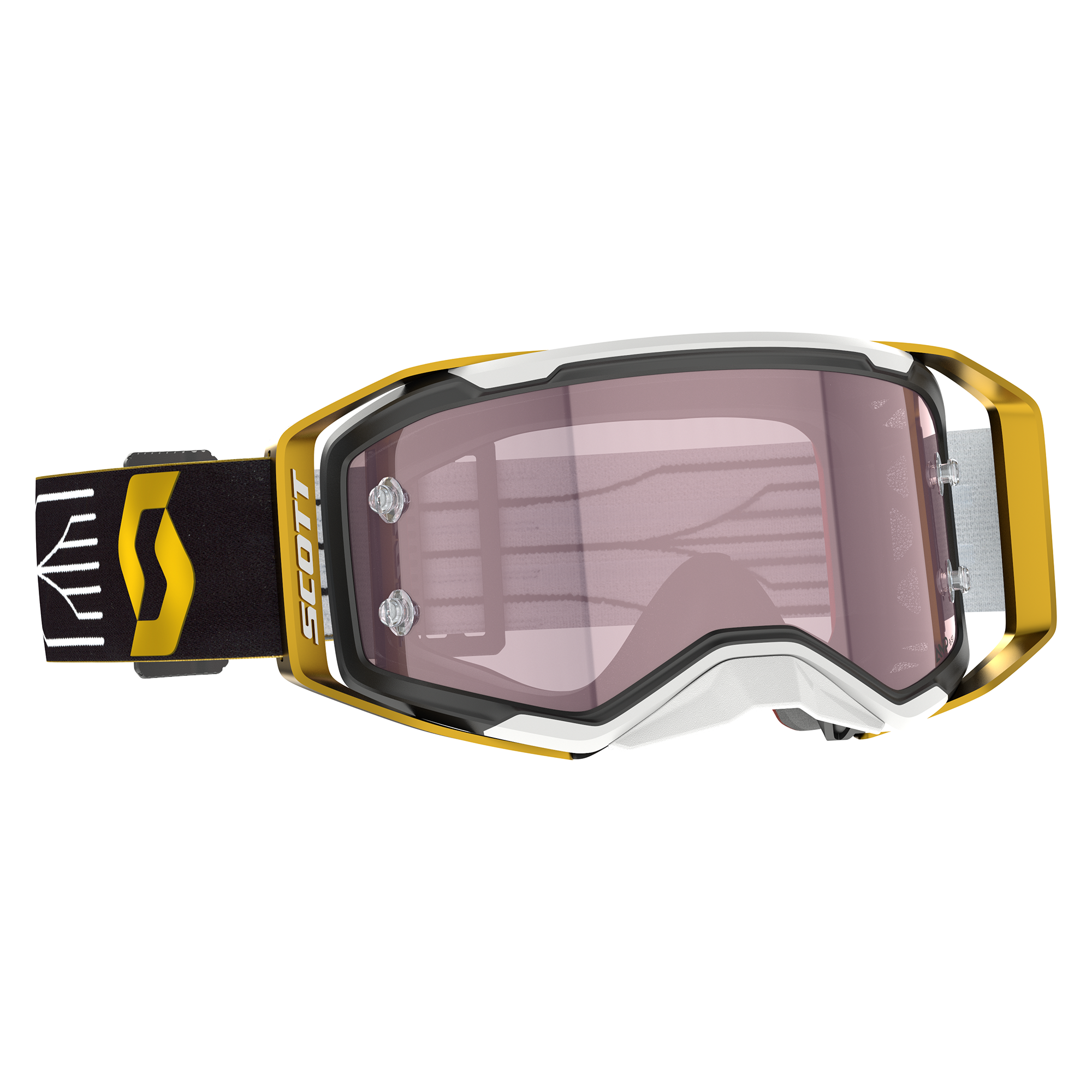 Scott Prospect 2.0 AMP Goggle Black / Gold Rose Works Lens