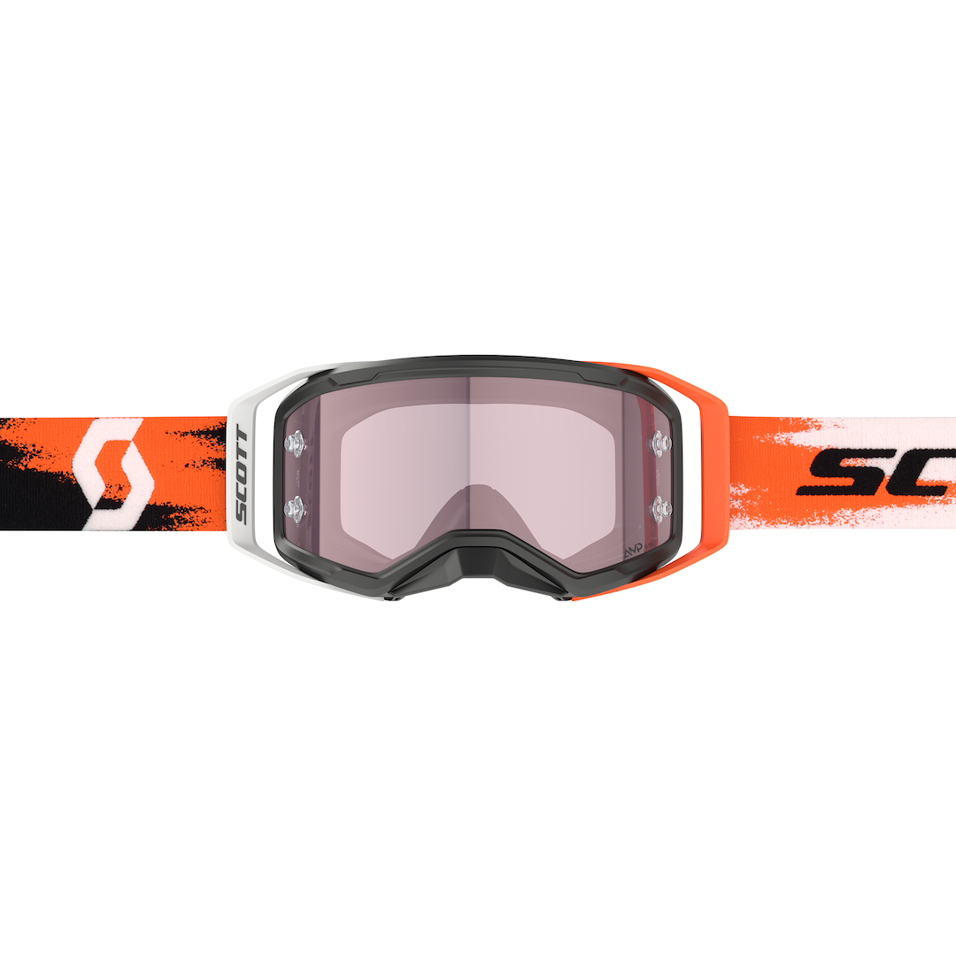 Scott Prospect 2.0 AMP Goggle Black / Neon Orange Rose Works Lens