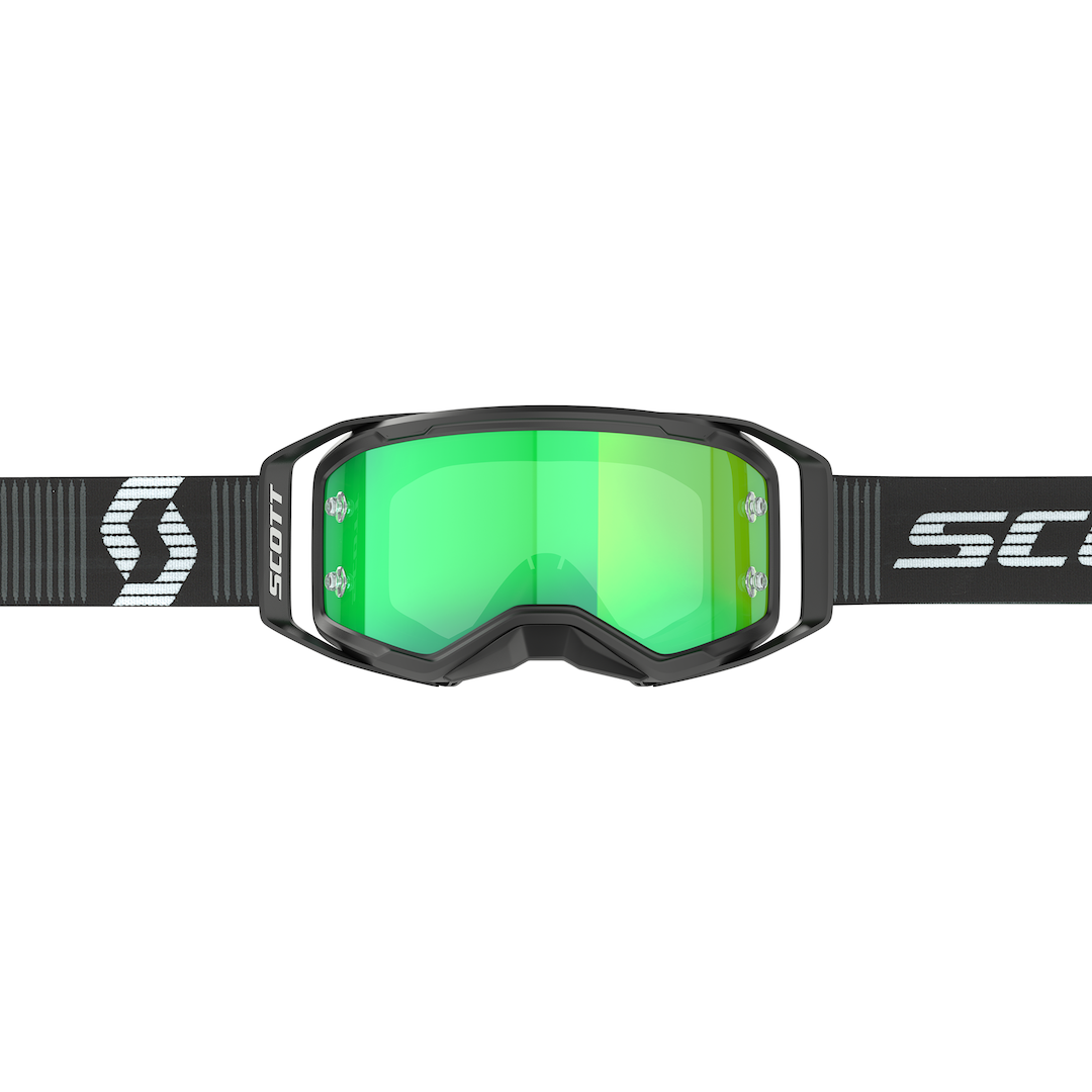 Scott Prospect 2.0 Goggle Black / White Green Chrome Works Lens