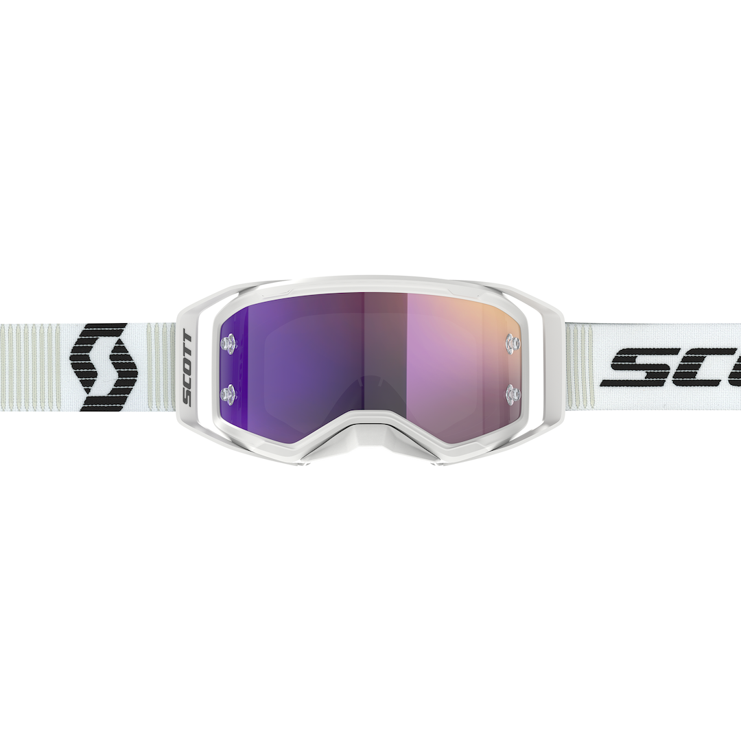 Scott Prospect 2.0 Goggle White / Black Purple Chrome Works Lens
