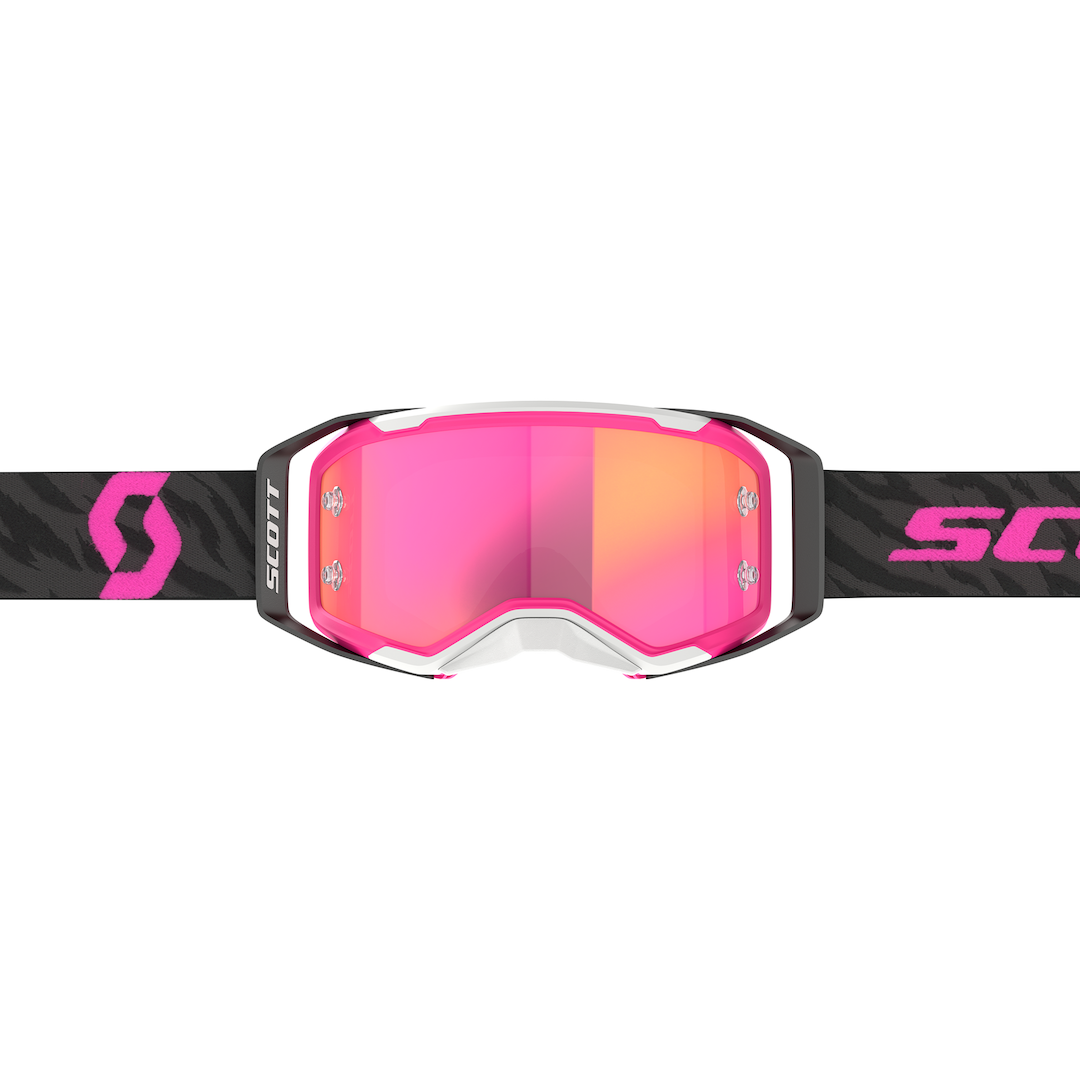 Scott Prospect 2.0 Goggle Zebra Black / Pink Pink Chrome Works Lens