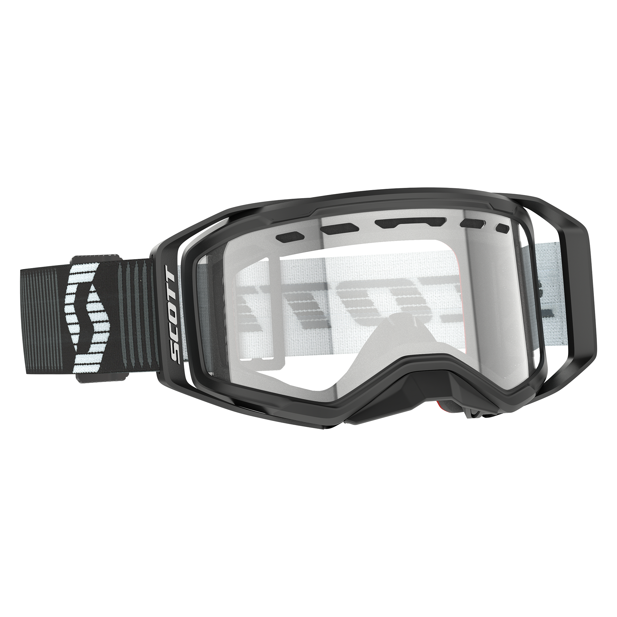 Scott Prospect 2.0 Enduro Goggle Black / White Clear S0 Lens