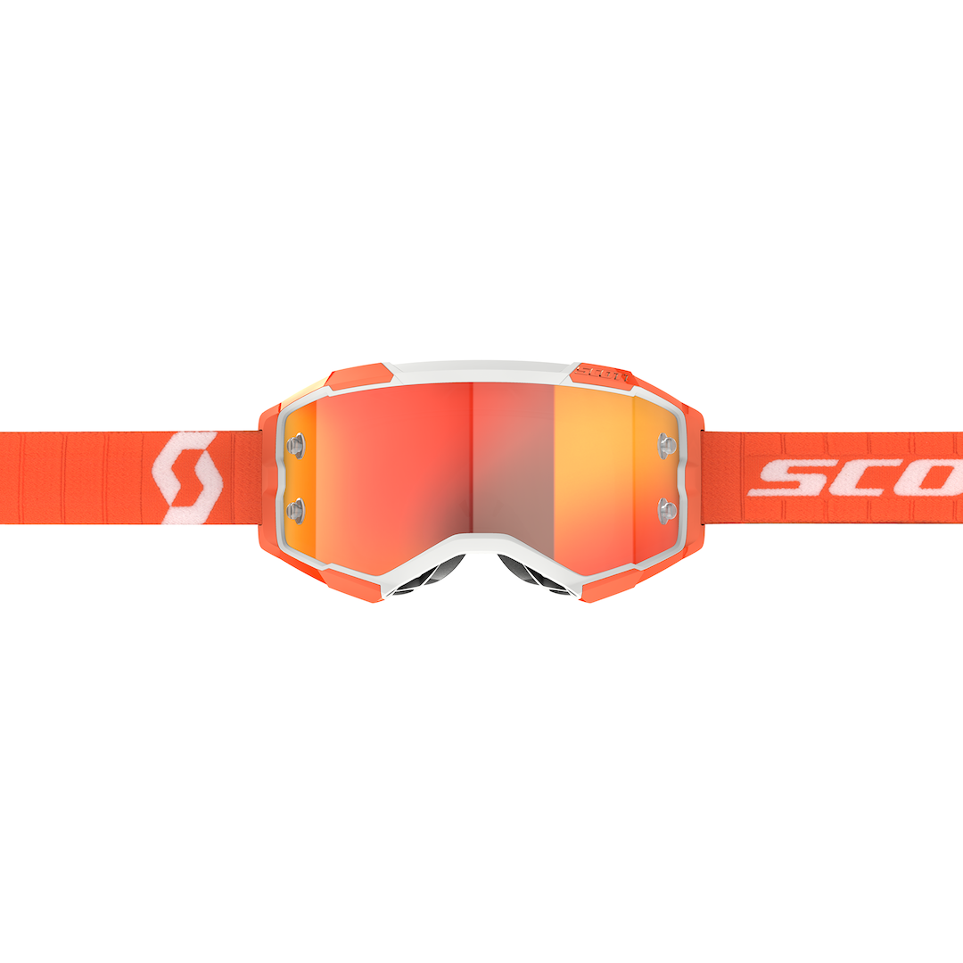 Scott Fury Goggle Orange Orange Chrome Works Lens