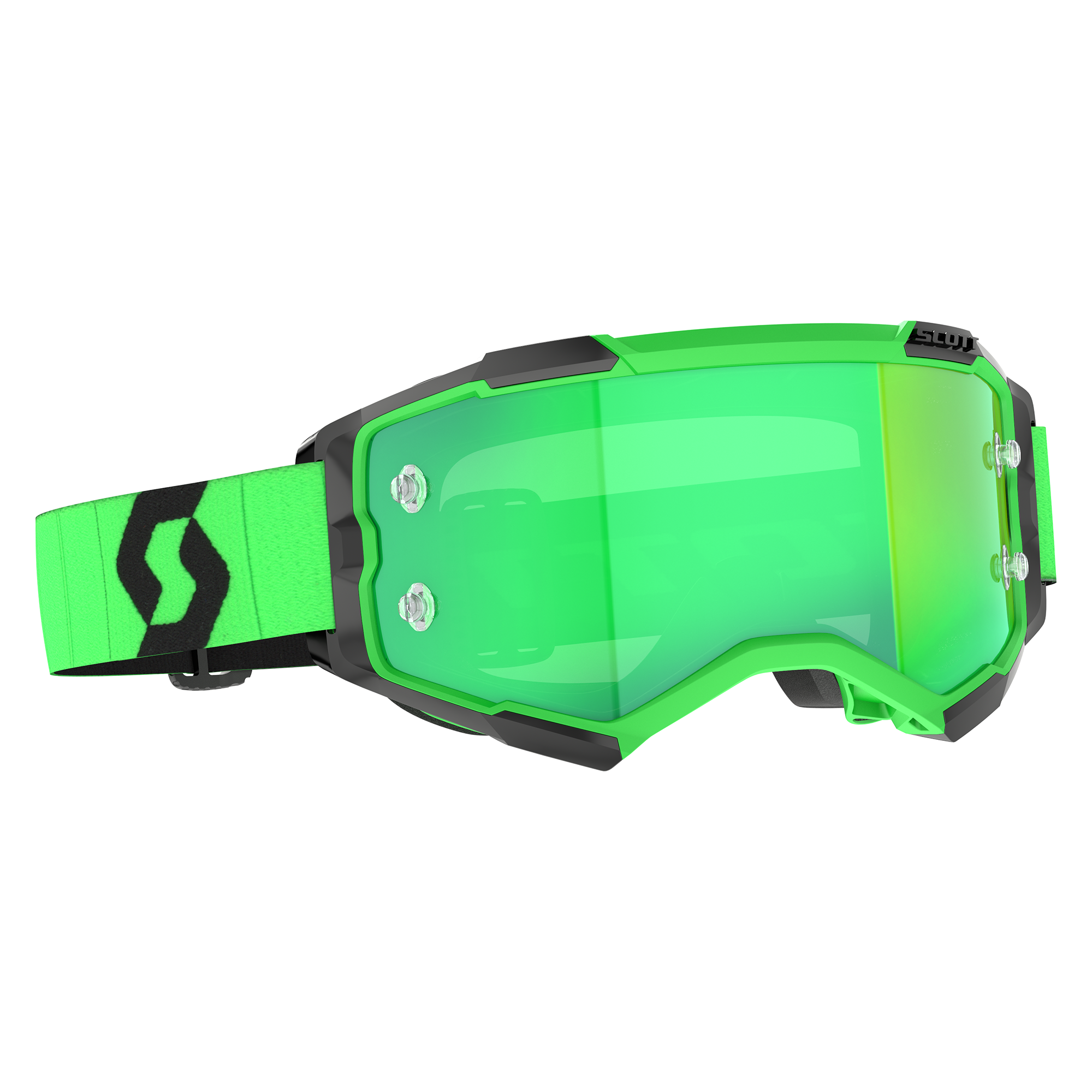 Scott Fury Goggle Green Green Chrome Works Lens