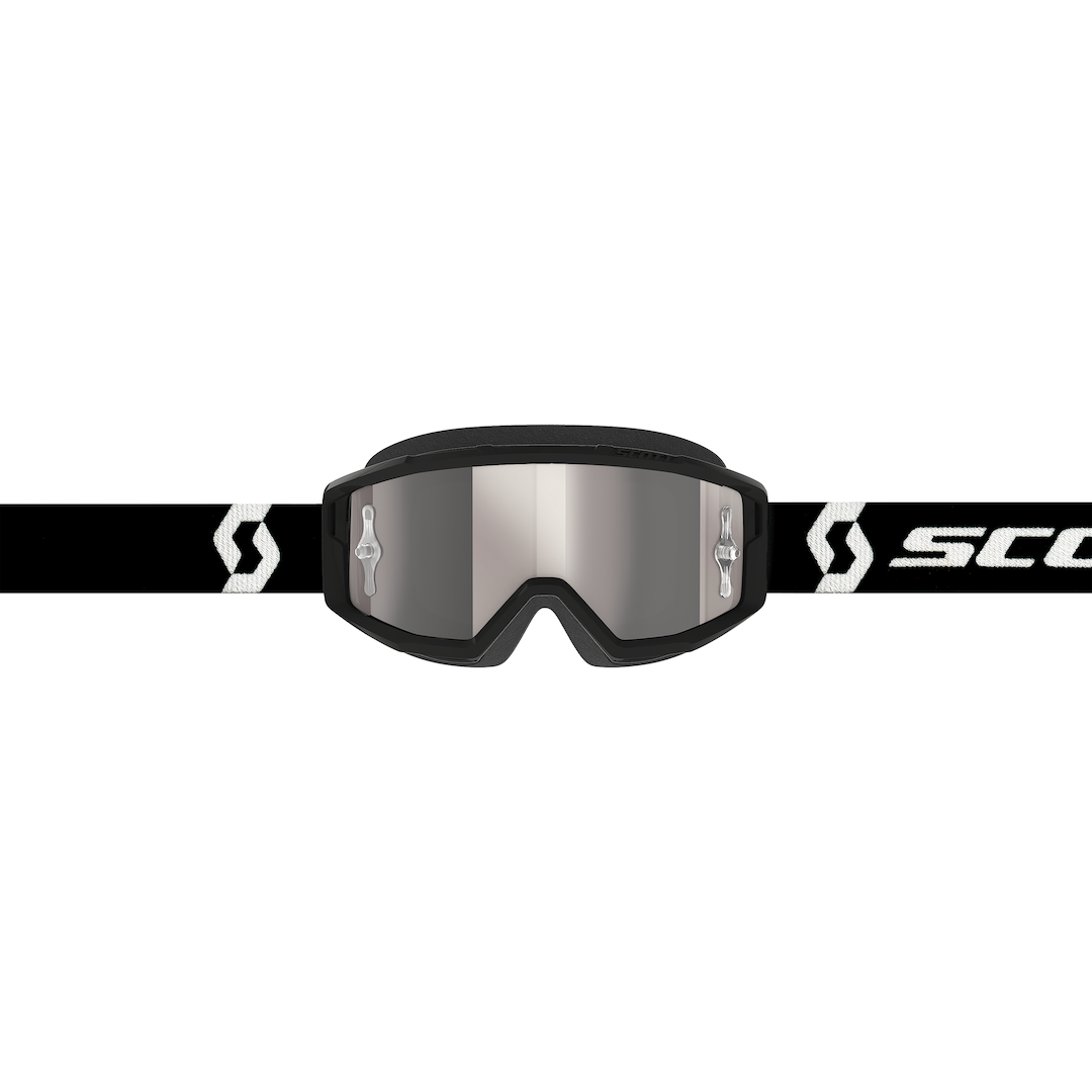 Scott Primal Chrome Goggle Black / White Silver Chrome Works Lens