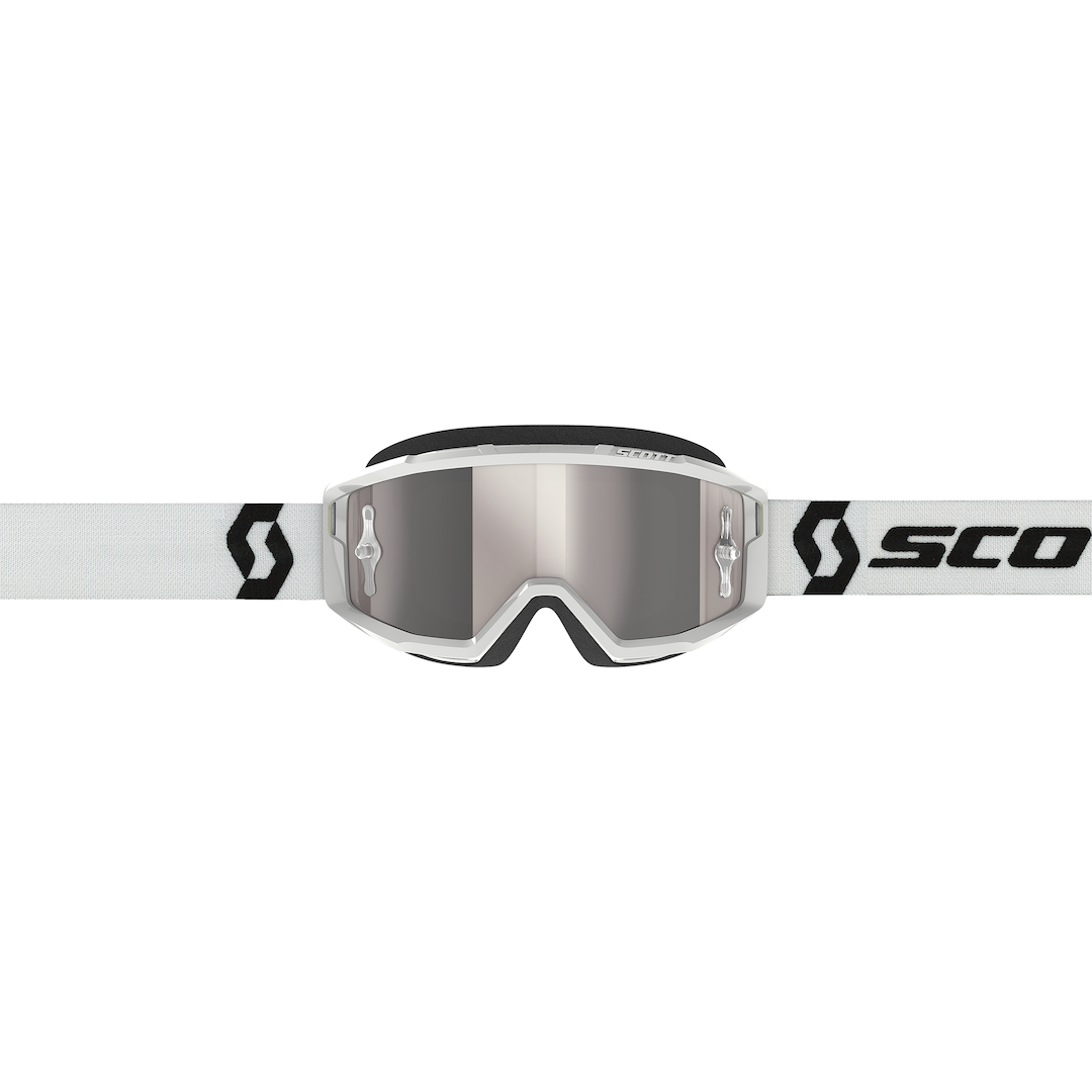 Scott Primal Chrome Goggle White Silver Chrome Works Lens
