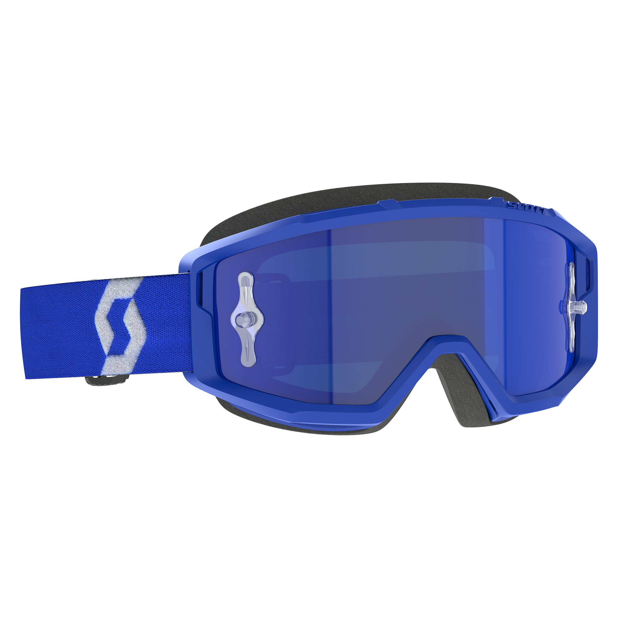 Scott Primal Chrome Goggle Blue / White Blue Chrome Works Lens