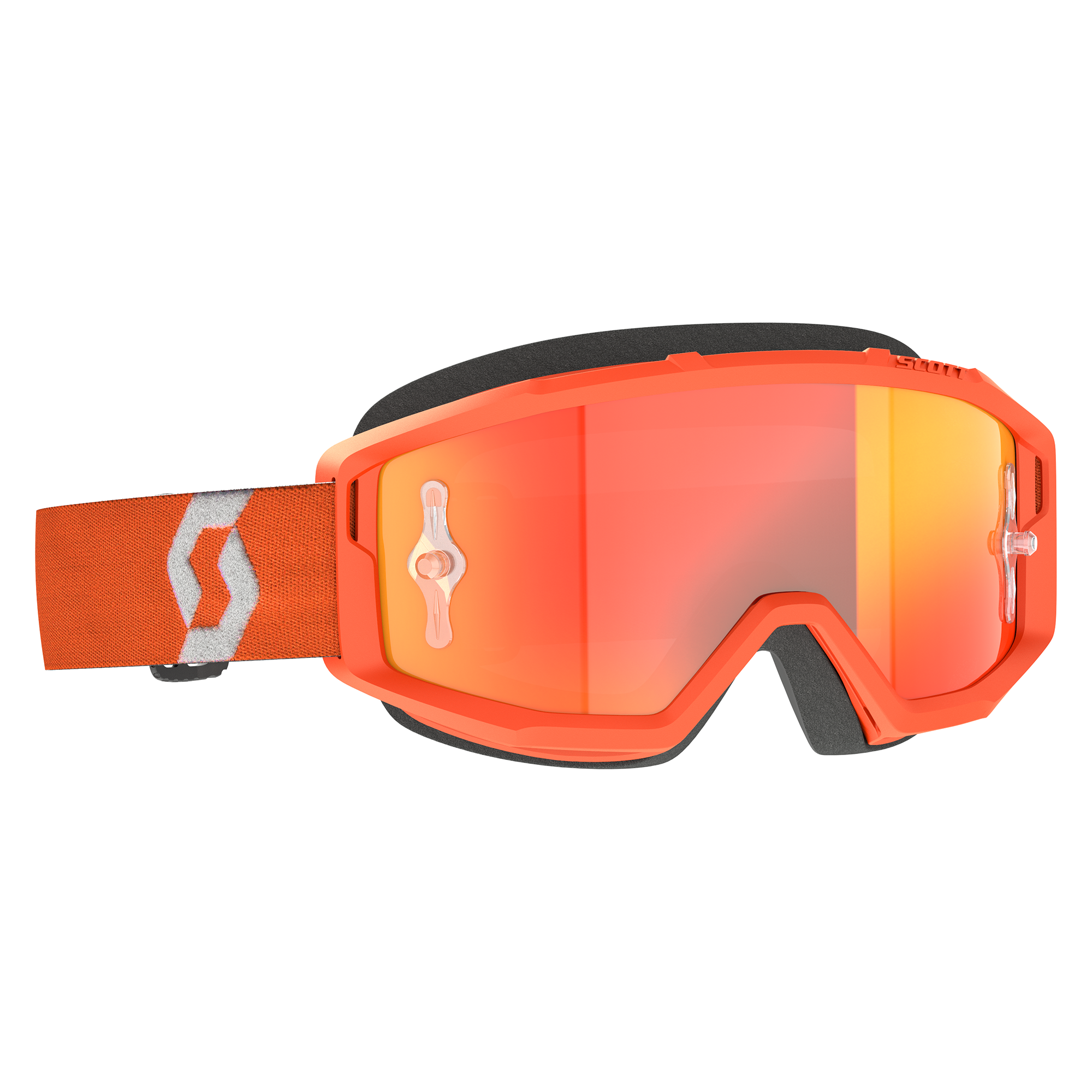 Scott Primal Chrome Goggle Orange / White Orange Chrome Works Lens