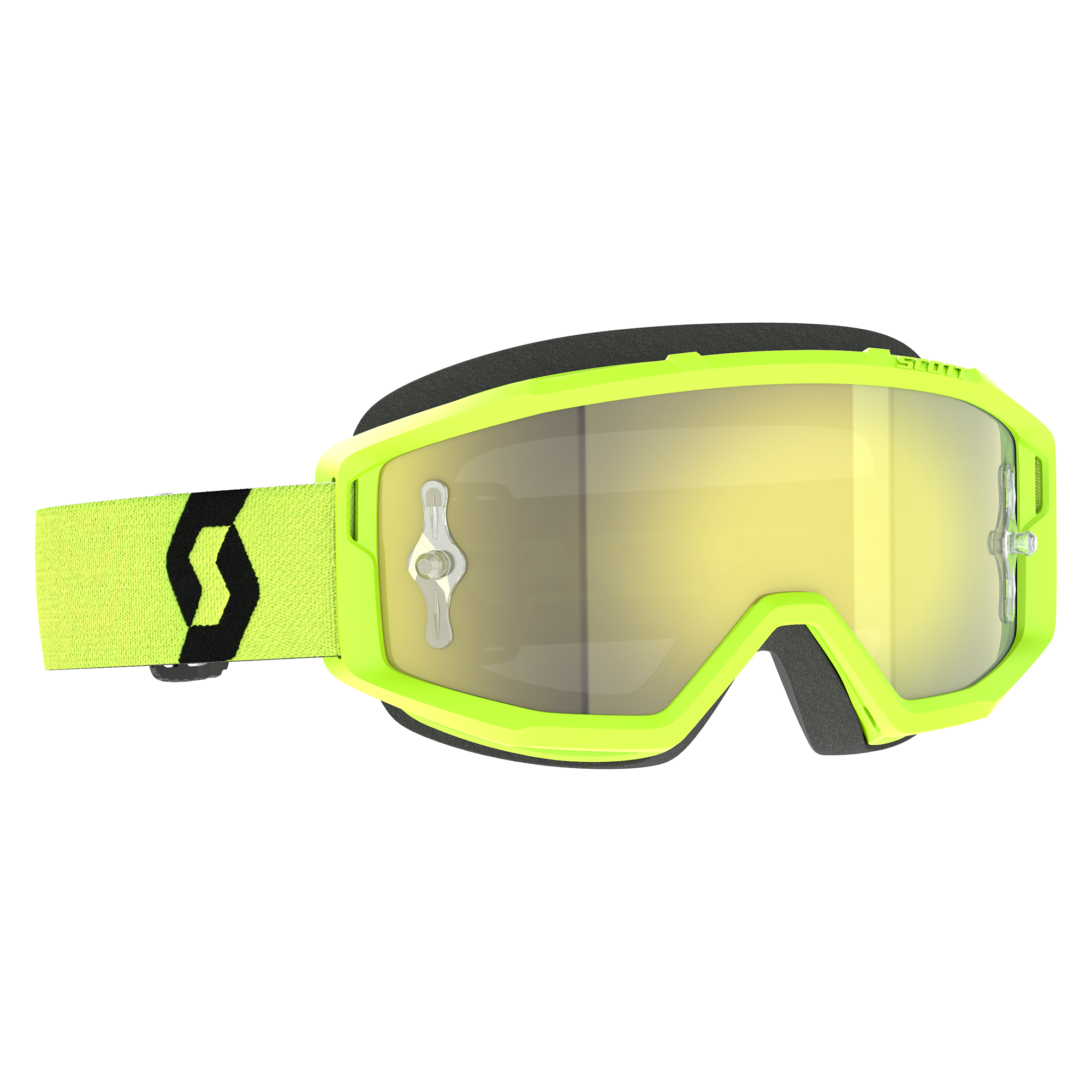 Scott Primal Chrome Goggle Yellow / Black Yellow Chrome Works Lens
