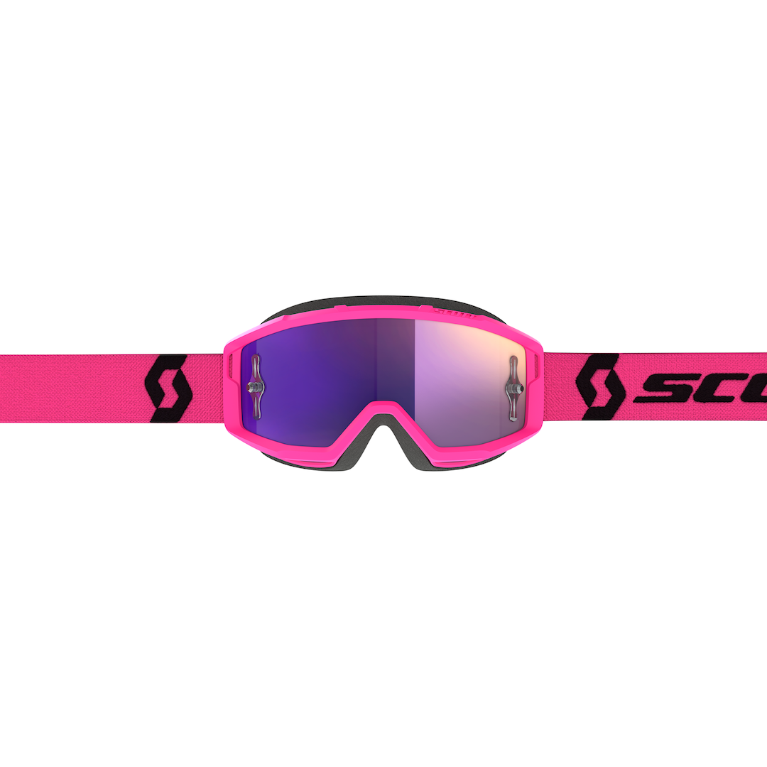 Scott Primal Chrome Goggle Pink / Black Purple Chrome Works Lens