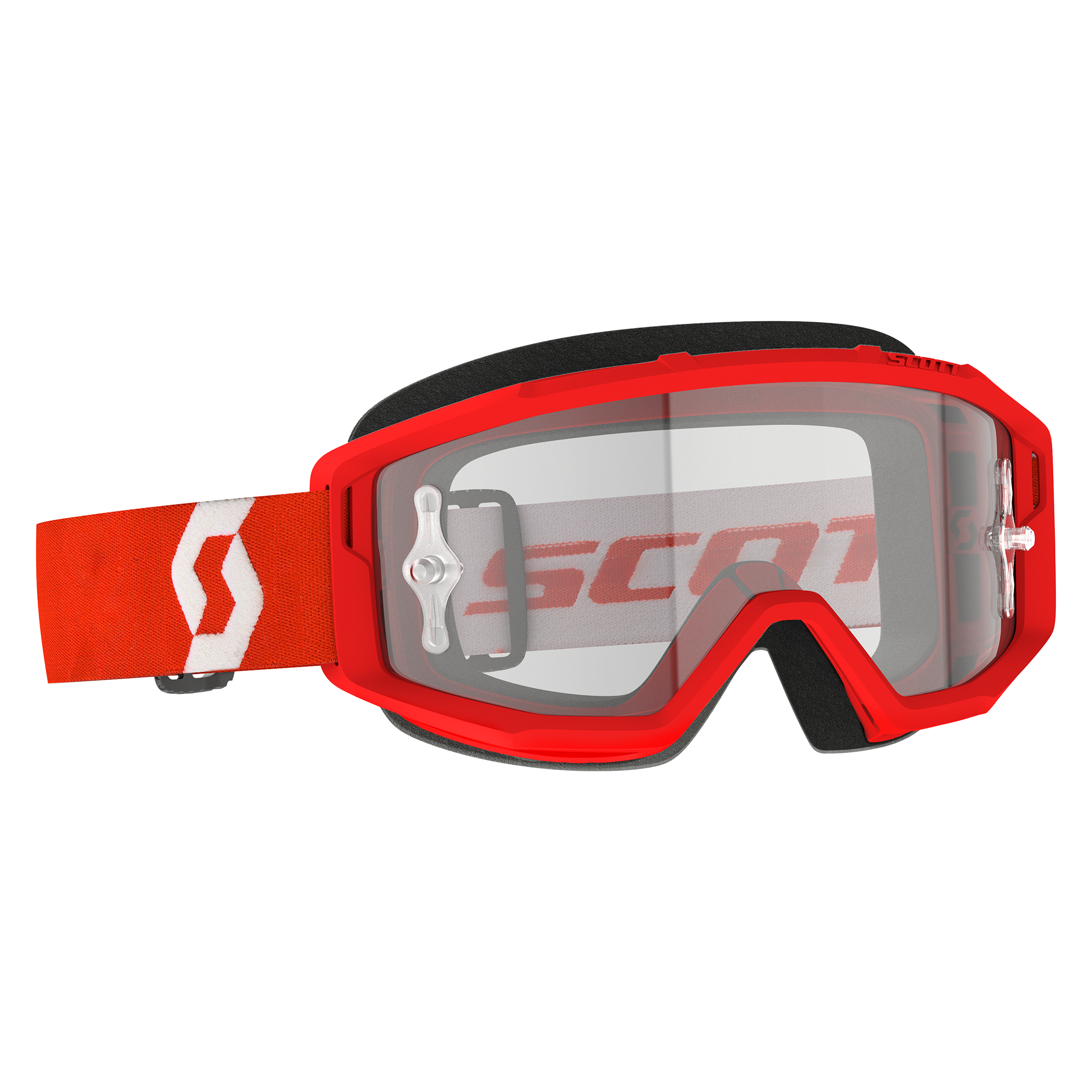 Scott Primal Goggle Red / White Clear Works Lens